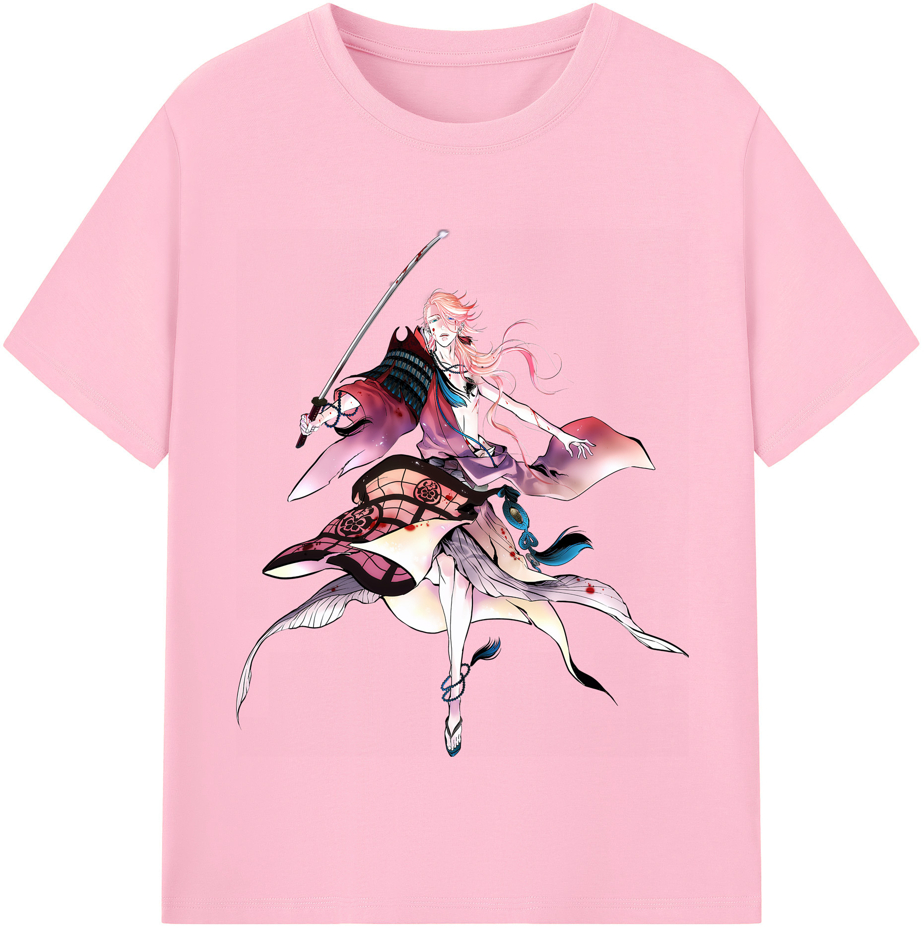 （画像用） 刀剣乱舞 Touken Ranbu 綿100％半袖Tシャツ（フロントプリント）