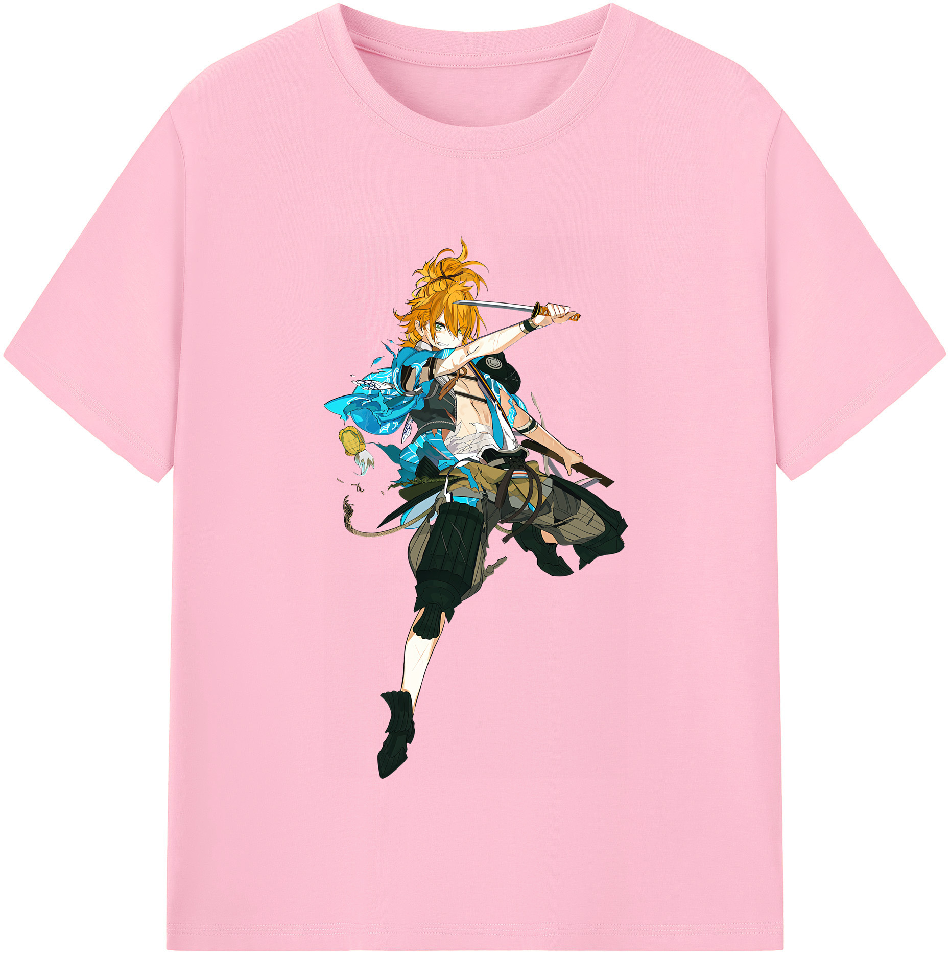 （画像用） 刀剣乱舞 Touken Ranbu 綿100％半袖Tシャツ（フロントプリント）