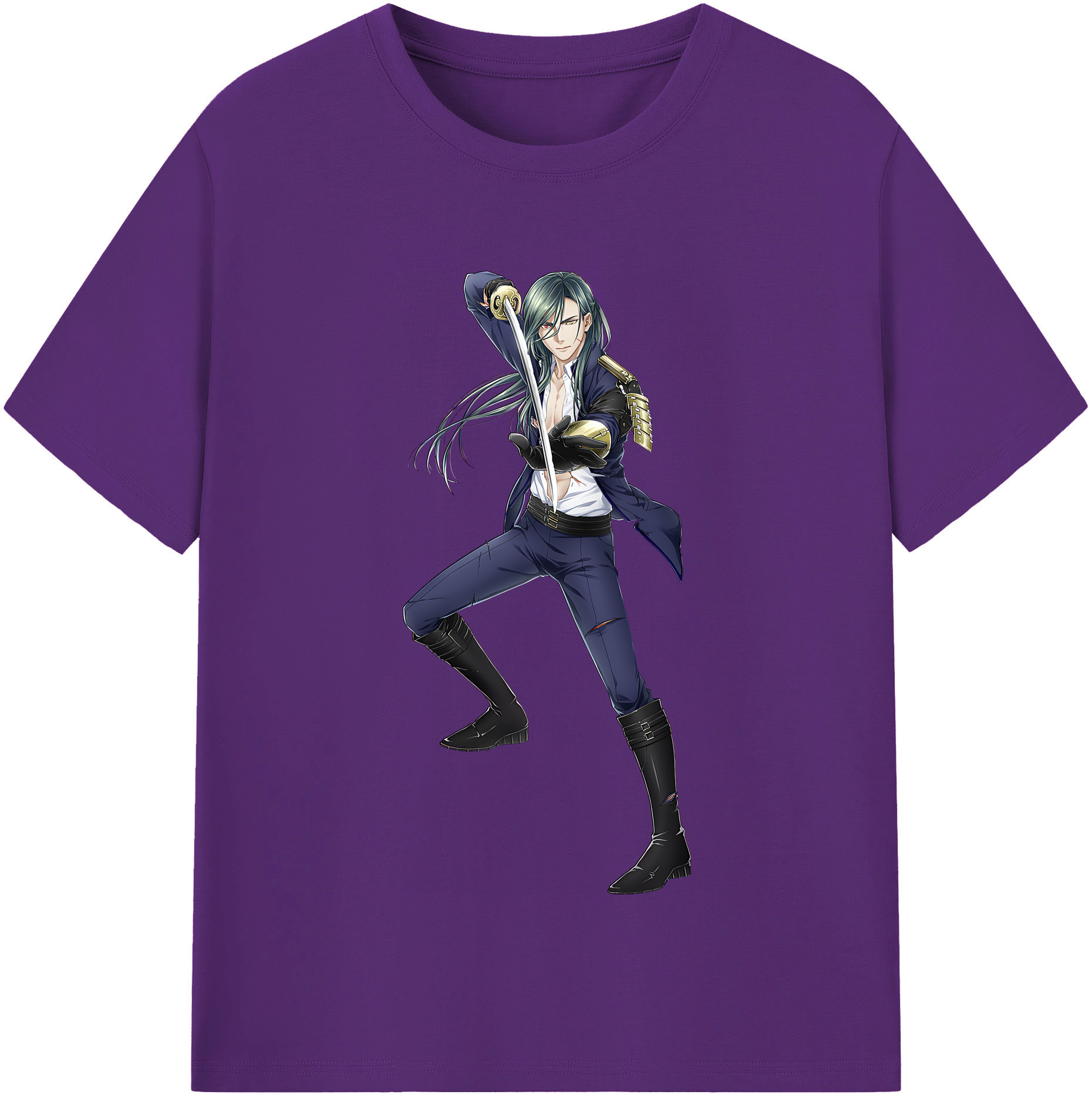 （画像用） 刀剣乱舞 Touken Ranbu 綿100％半袖Tシャツ（フロントプリント）