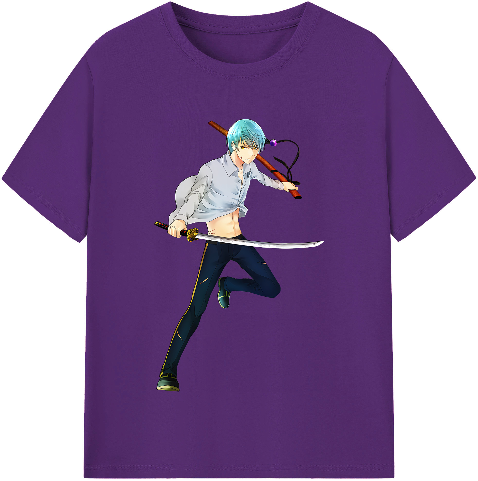 （画像用） 刀剣乱舞 Touken Ranbu 綿100％半袖Tシャツ（フロントプリント）