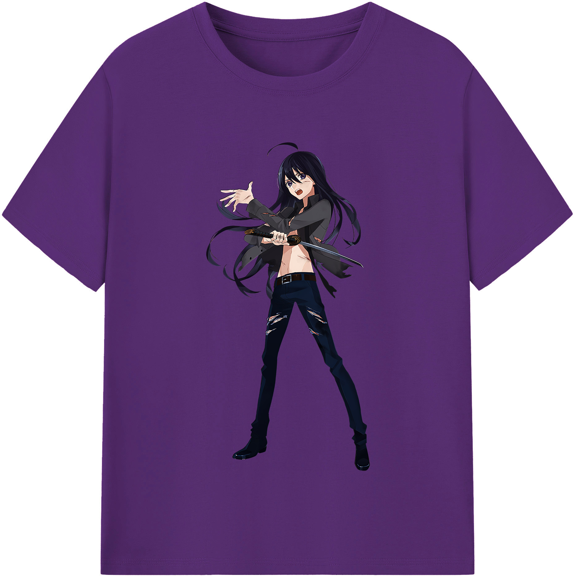 （画像用） 刀剣乱舞 Touken Ranbu 綿100％半袖Tシャツ（フロントプリント）