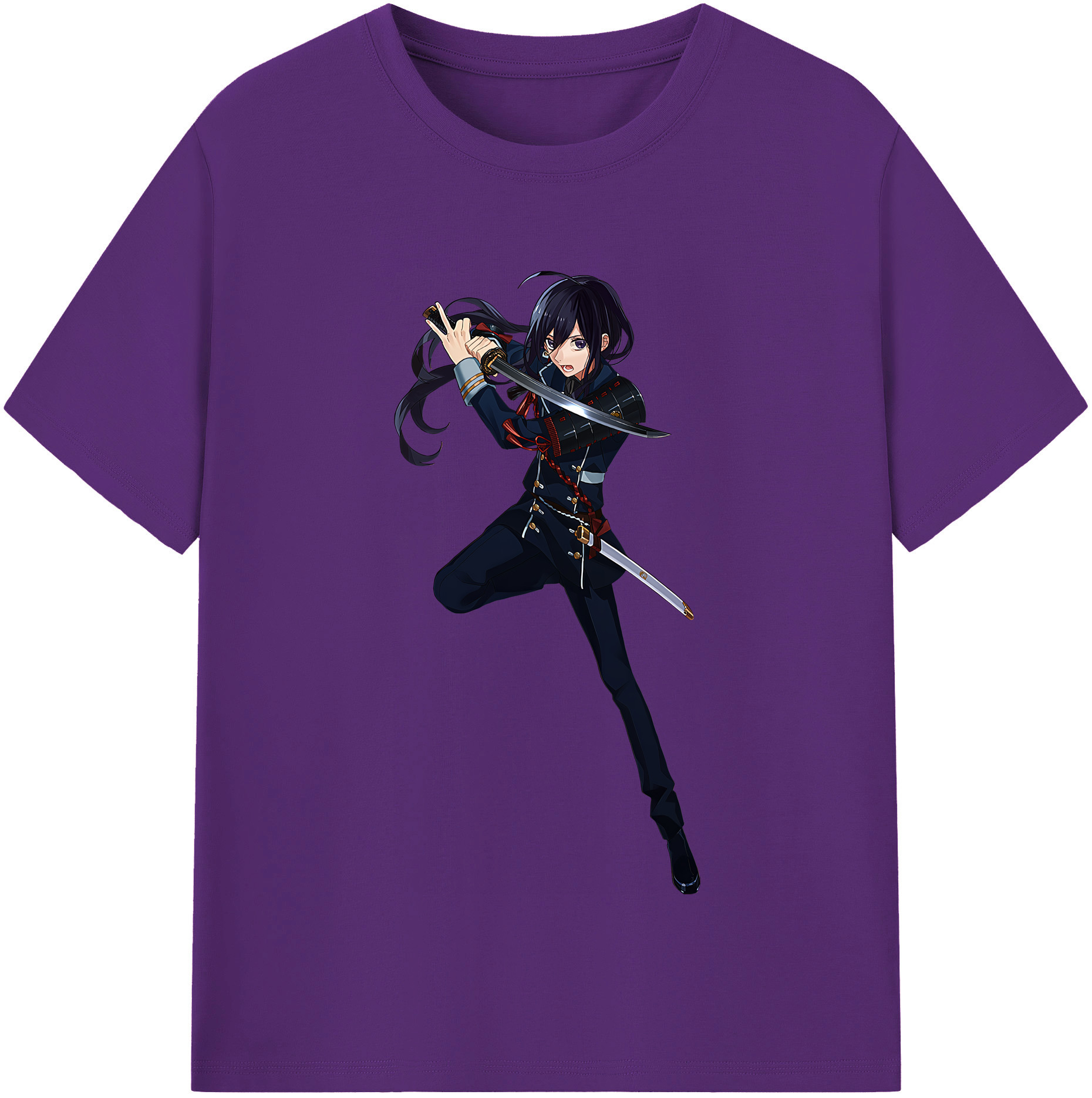 （画像用） 刀剣乱舞 Touken Ranbu 綿100％半袖Tシャツ（フロントプリント）