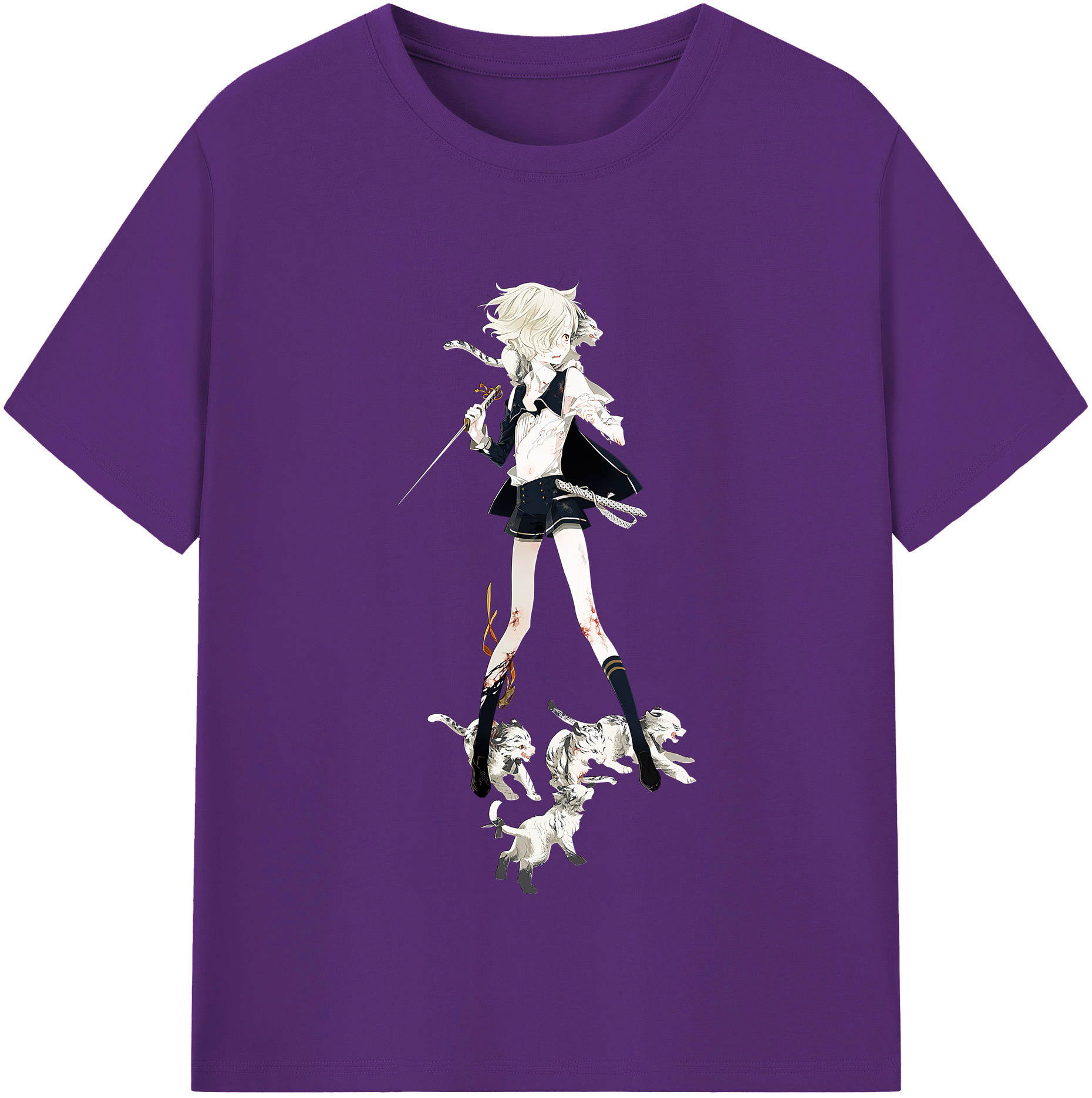 （画像用） 刀剣乱舞 Touken Ranbu 綿100％半袖Tシャツ（フロントプリント）