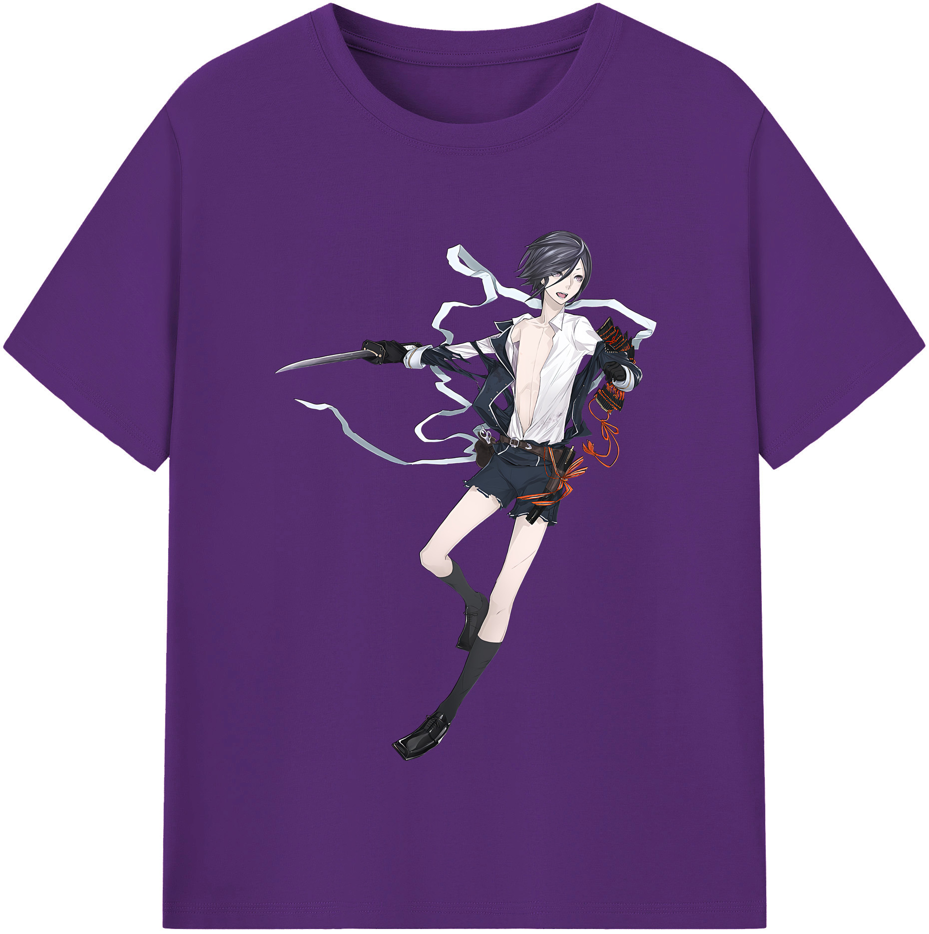 （画像用） 刀剣乱舞 Touken Ranbu 綿100％半袖Tシャツ（フロントプリント）