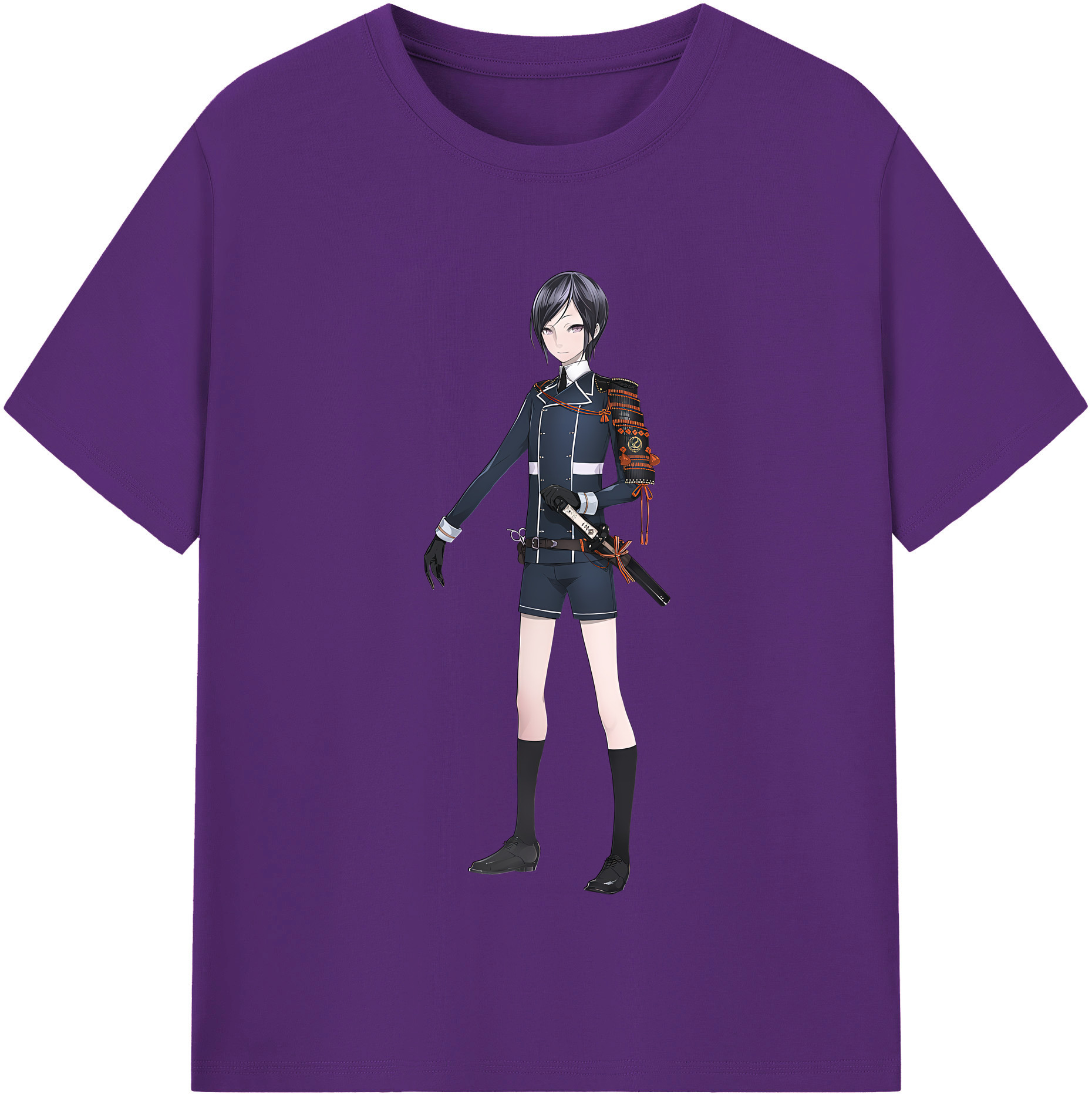 （画像用） 刀剣乱舞 Touken Ranbu 綿100％半袖Tシャツ（フロントプリント）