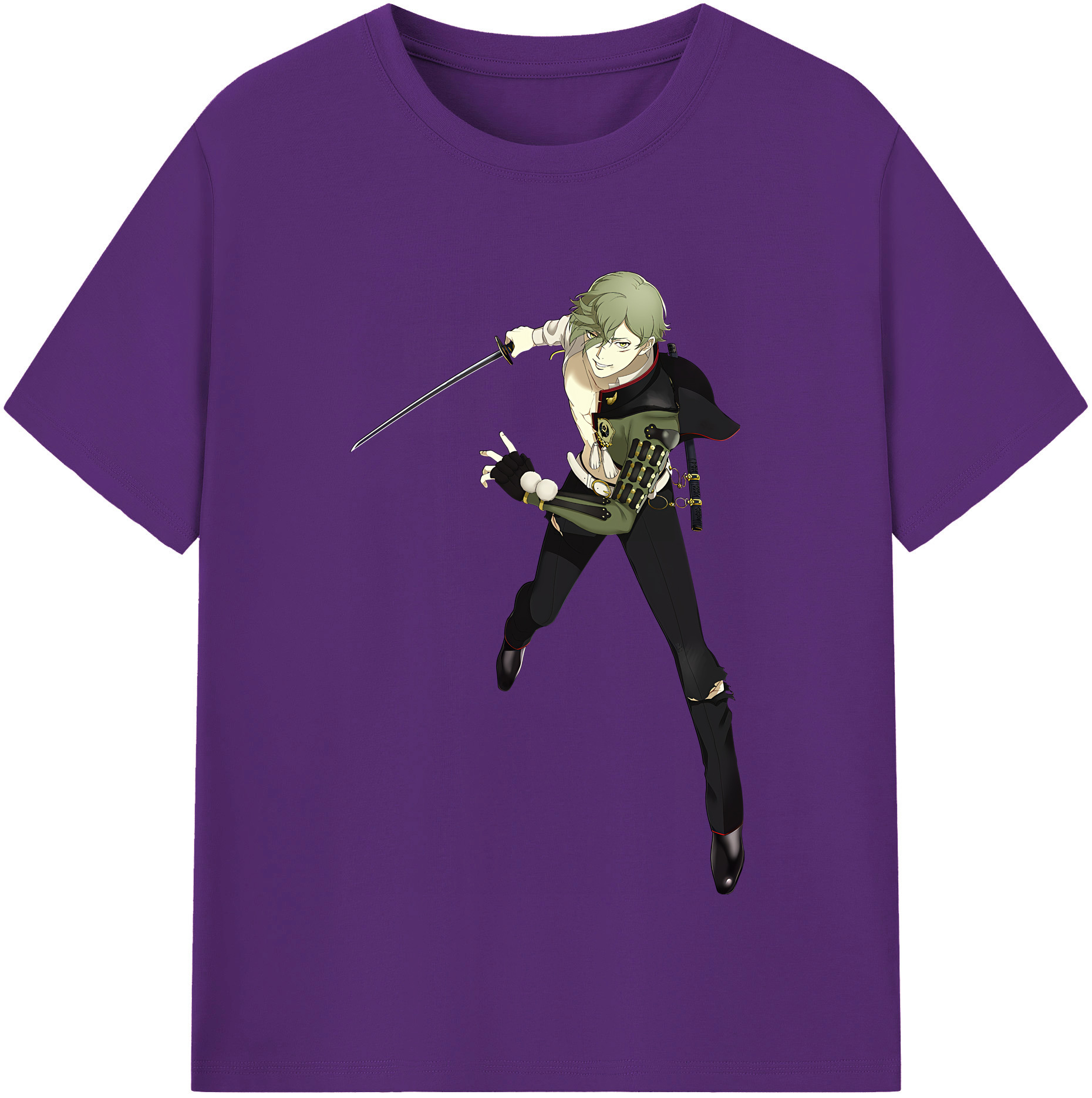 （画像用） 刀剣乱舞 Touken Ranbu 綿100％半袖Tシャツ（フロントプリント）
