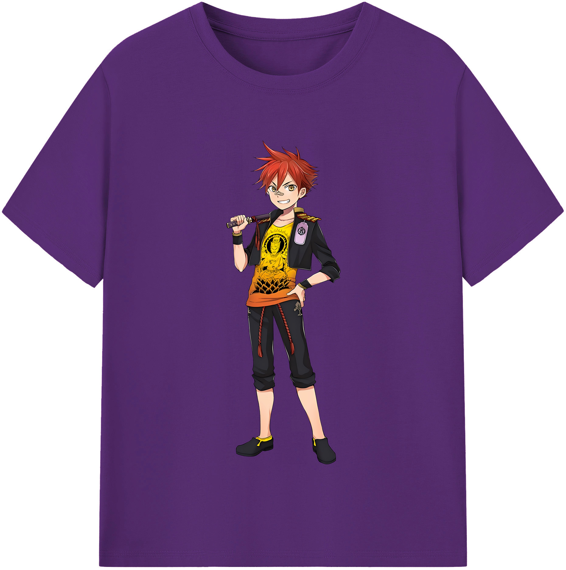 （画像用） 刀剣乱舞 Touken Ranbu 綿100％半袖Tシャツ（フロントプリント）
