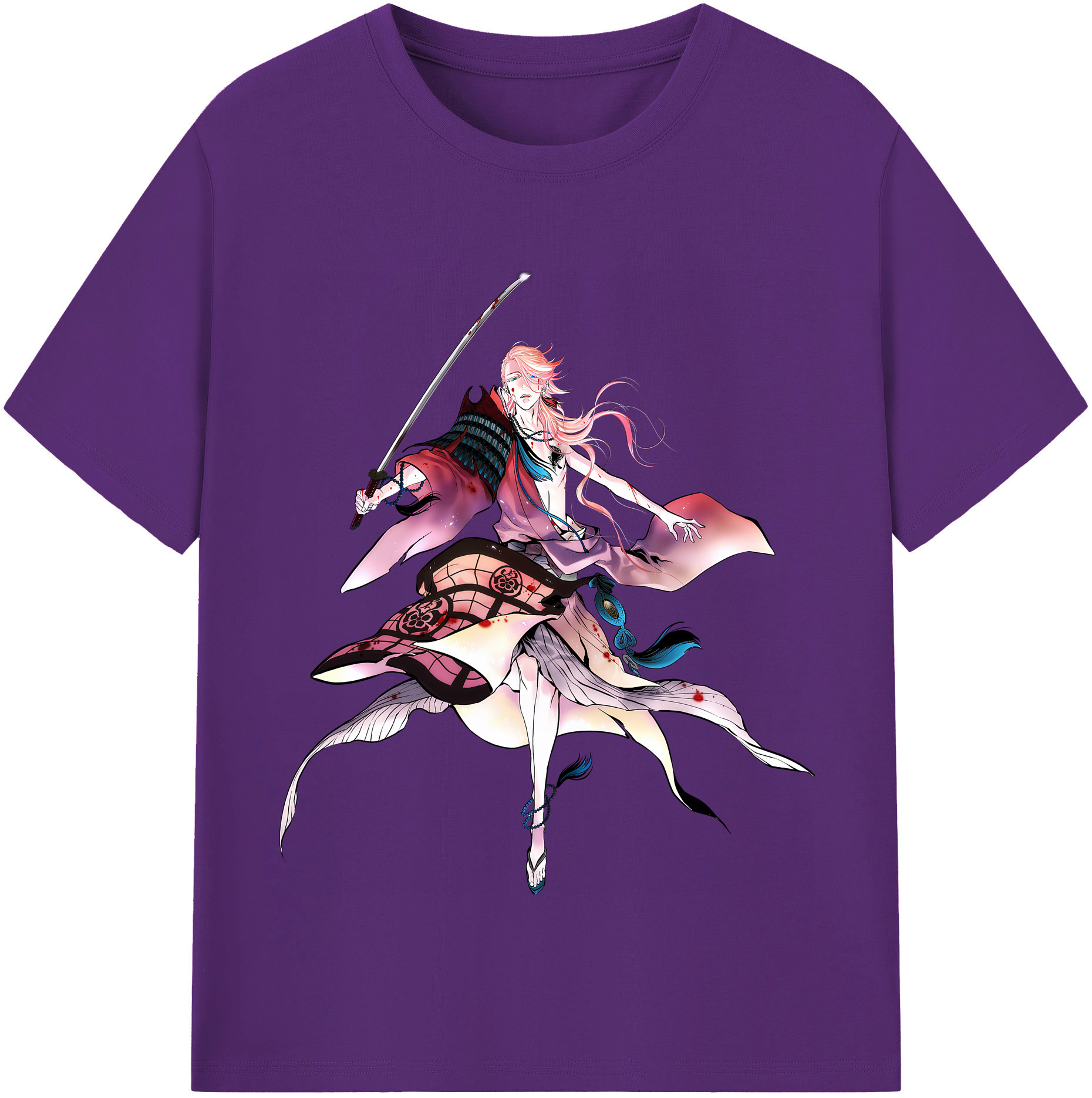 （画像用） 刀剣乱舞 Touken Ranbu 綿100％半袖Tシャツ（フロントプリント）