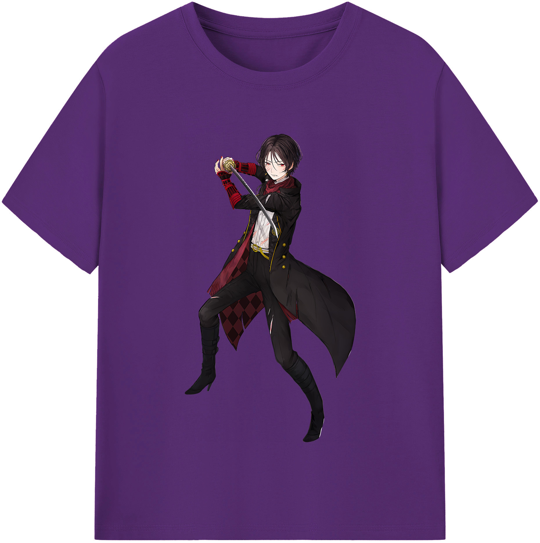 （画像用） 刀剣乱舞 Touken Ranbu 綿100％半袖Tシャツ（フロントプリント）