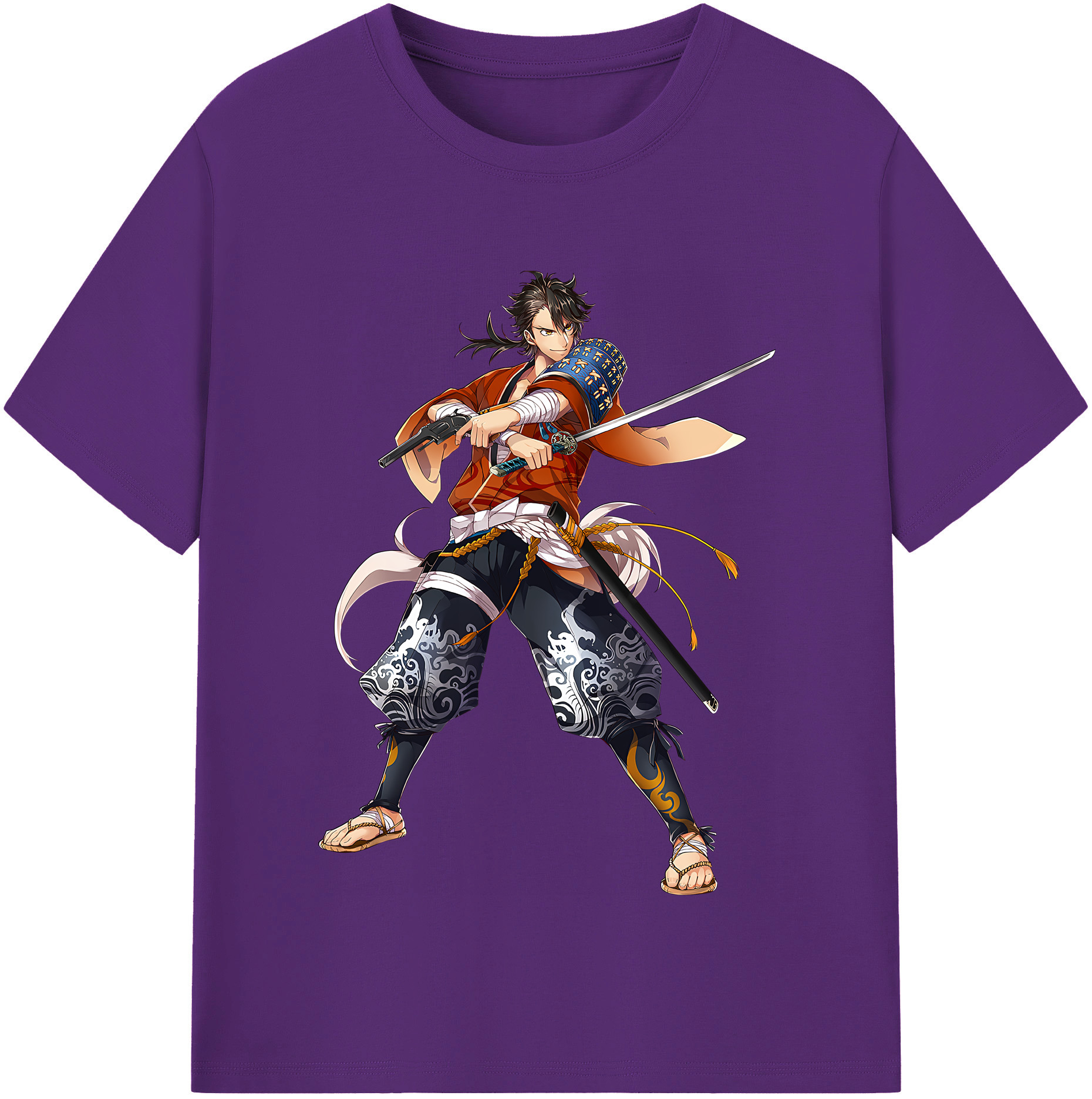 （画像用） 刀剣乱舞 Touken Ranbu 綿100％半袖Tシャツ（フロントプリント）