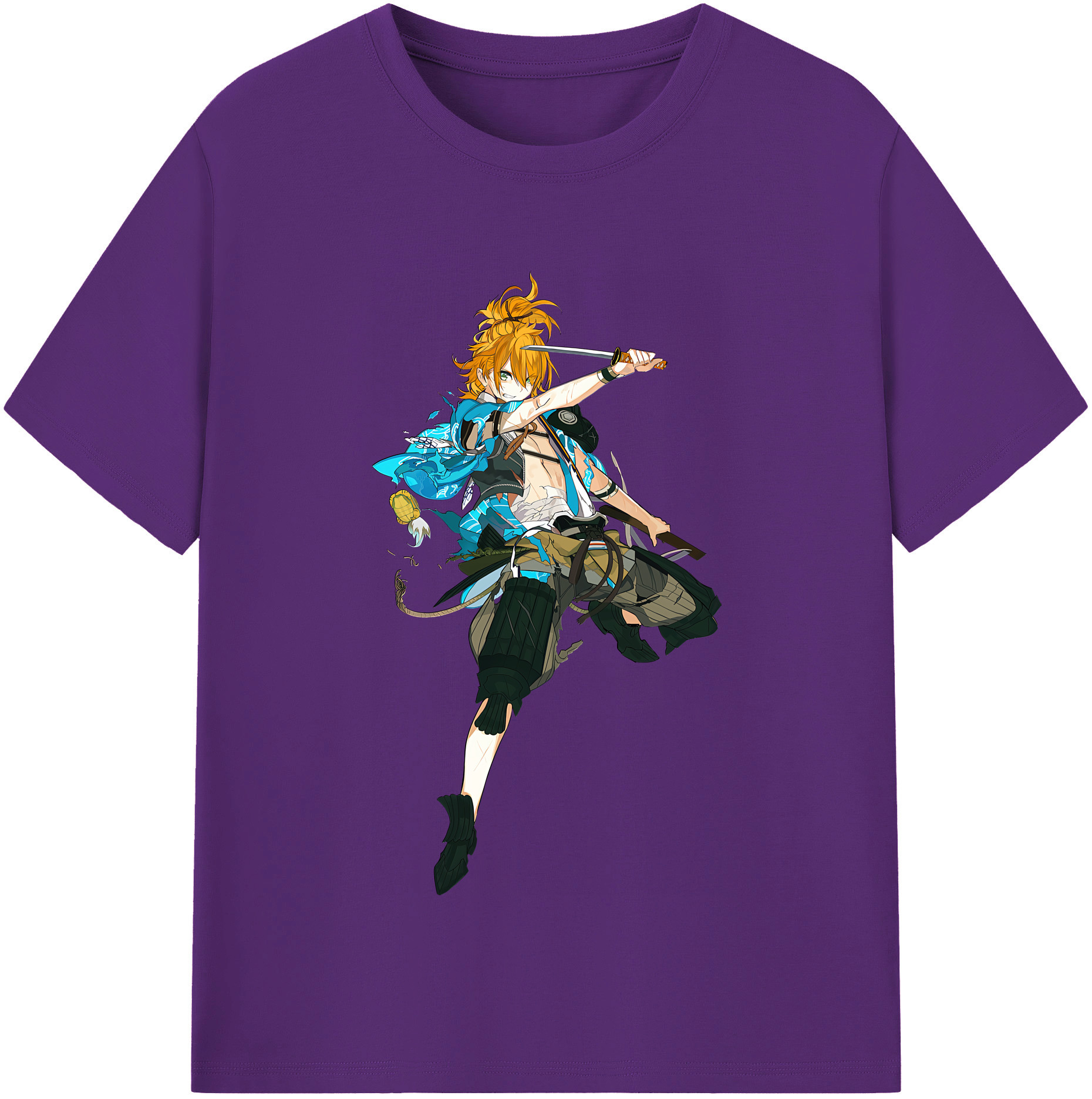 （画像用） 刀剣乱舞 Touken Ranbu 綿100％半袖Tシャツ（フロントプリント）