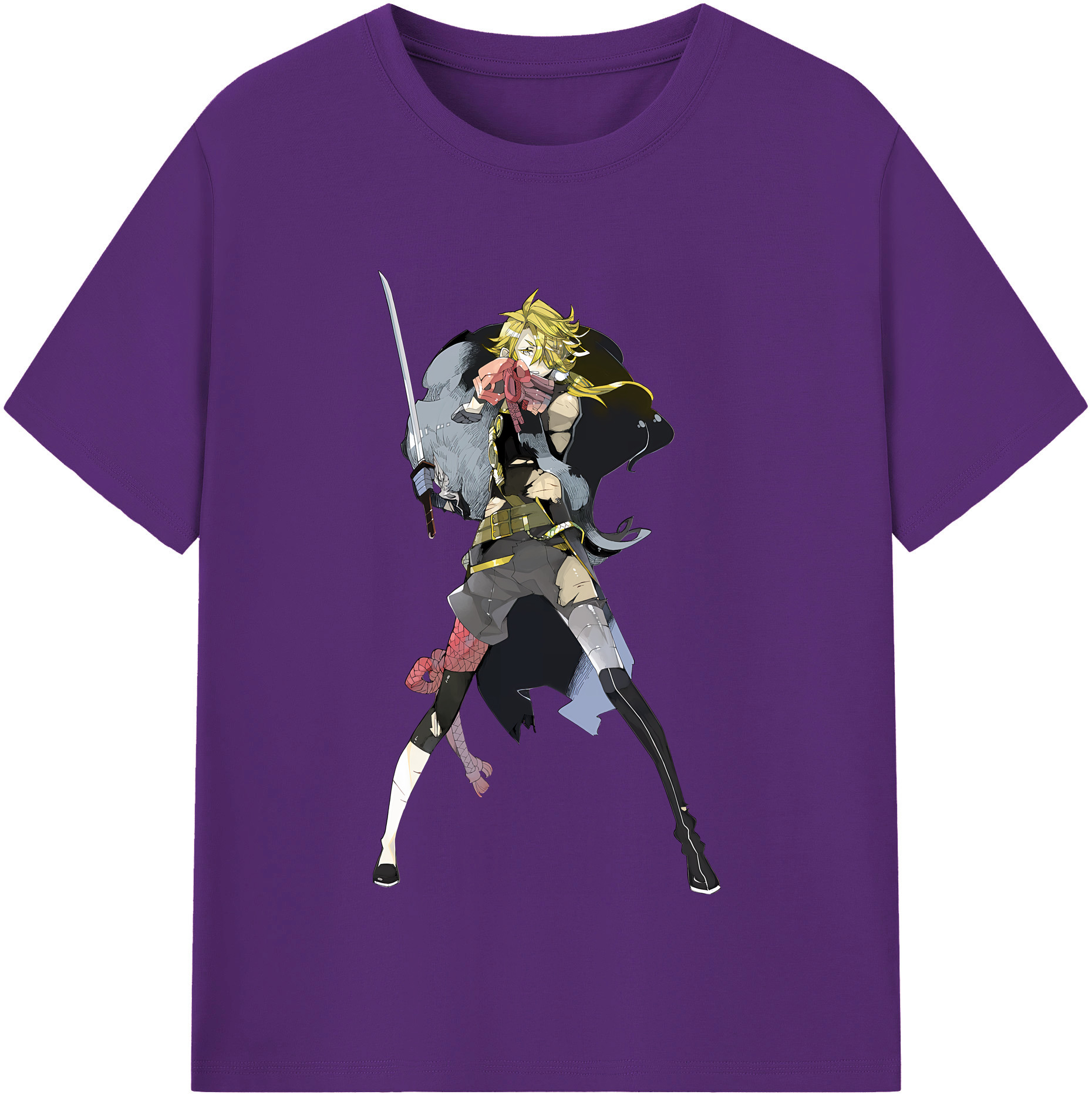 （画像用） 刀剣乱舞 Touken Ranbu 綿100％半袖Tシャツ（フロントプリント）