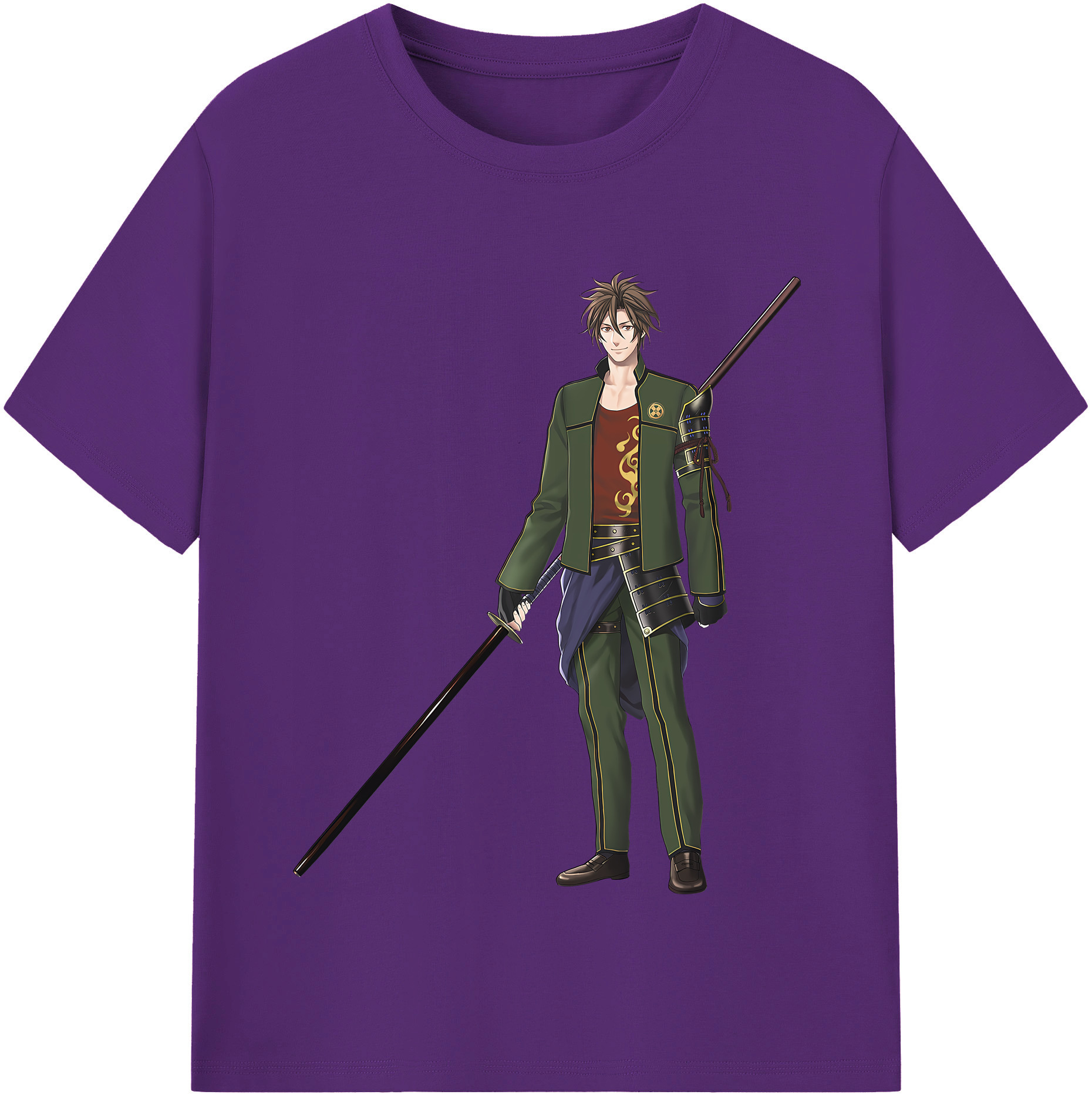 （画像用） 刀剣乱舞 Touken Ranbu 綿100％半袖Tシャツ（フロントプリント）