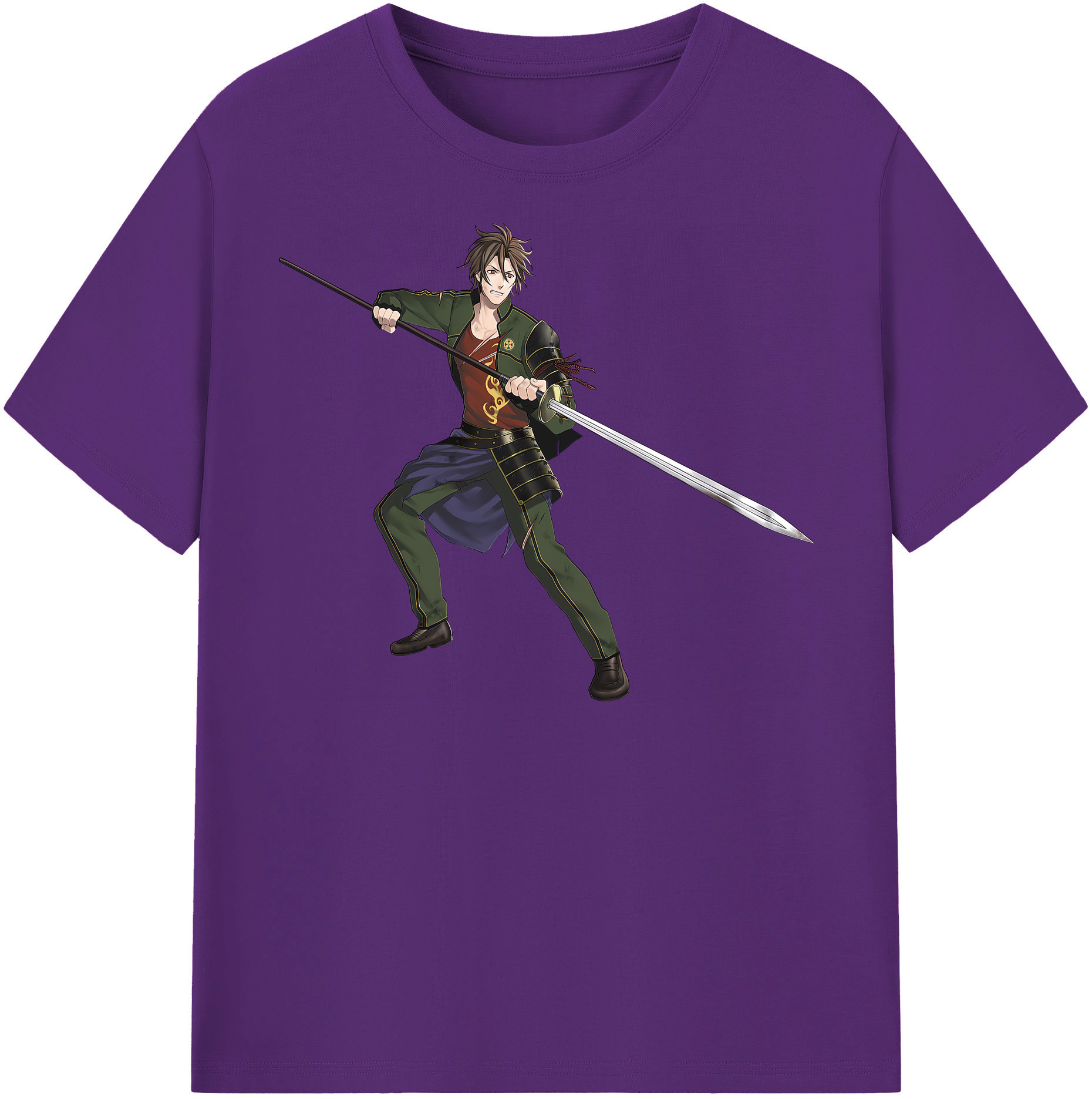 （画像用） 刀剣乱舞 Touken Ranbu 綿100％半袖Tシャツ（フロントプリント）