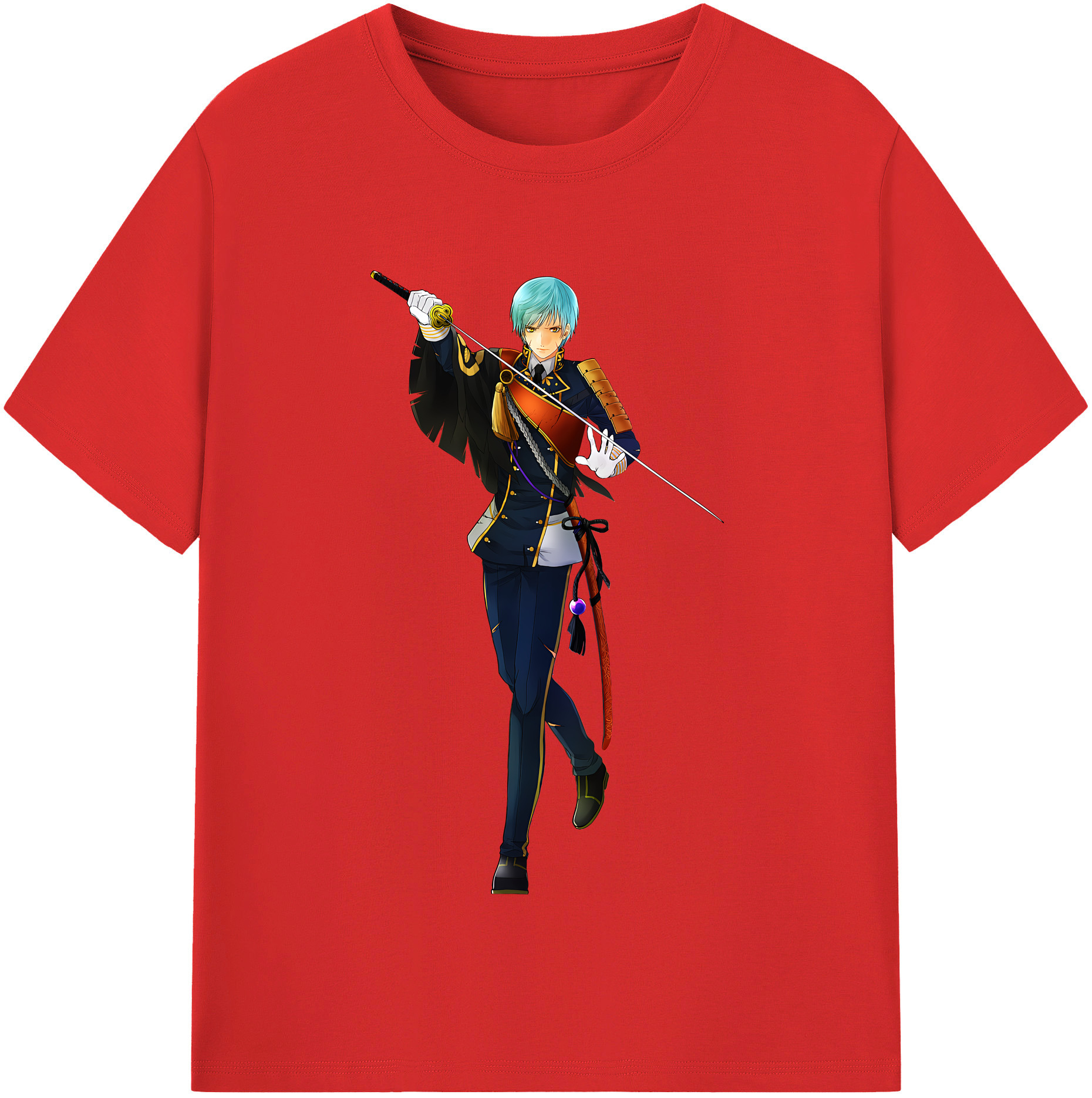 （画像用） 刀剣乱舞 Touken Ranbu 綿100％半袖Tシャツ（フロントプリント）
