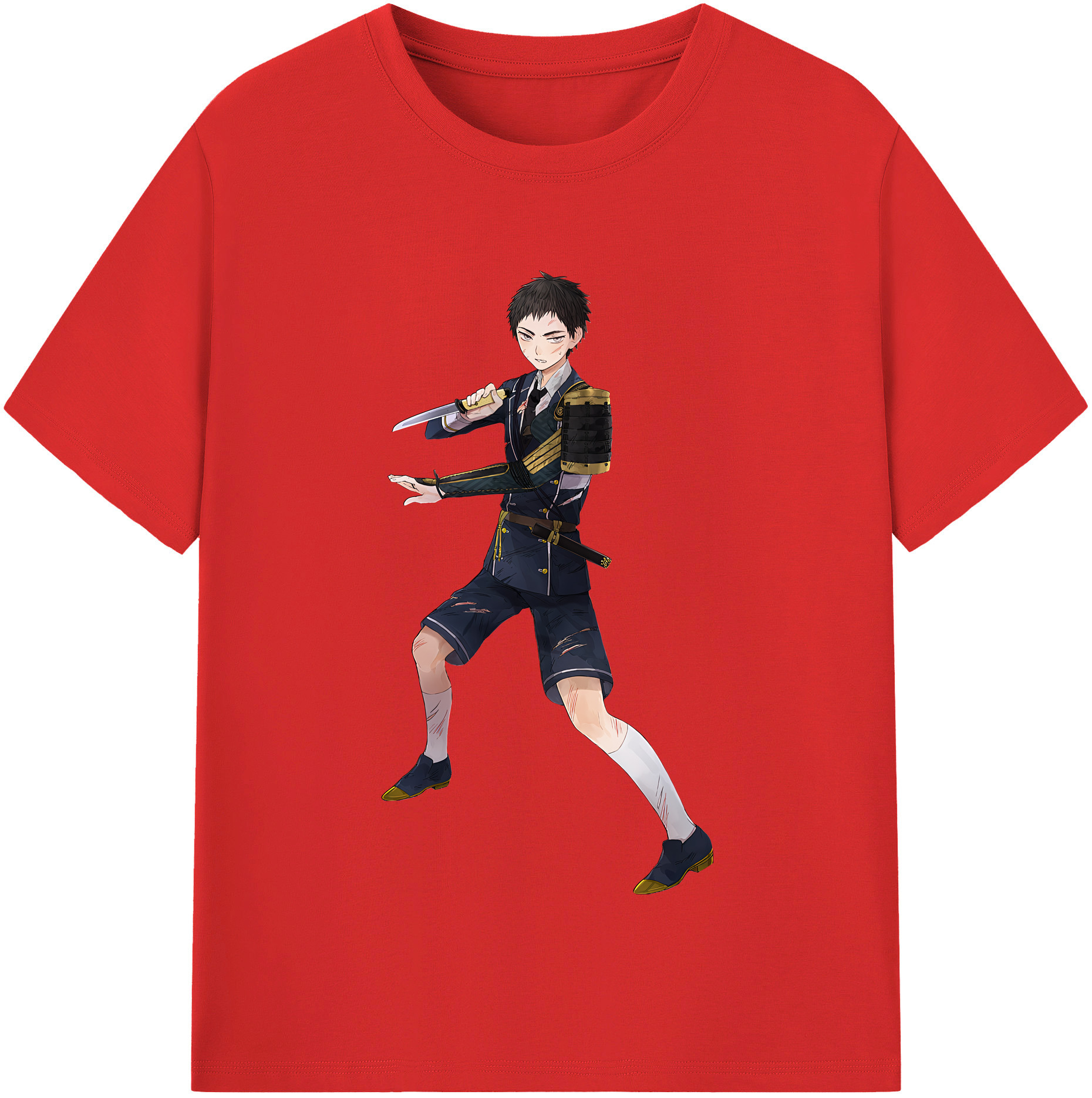 （画像用） 刀剣乱舞 Touken Ranbu 綿100％半袖Tシャツ（フロントプリント）