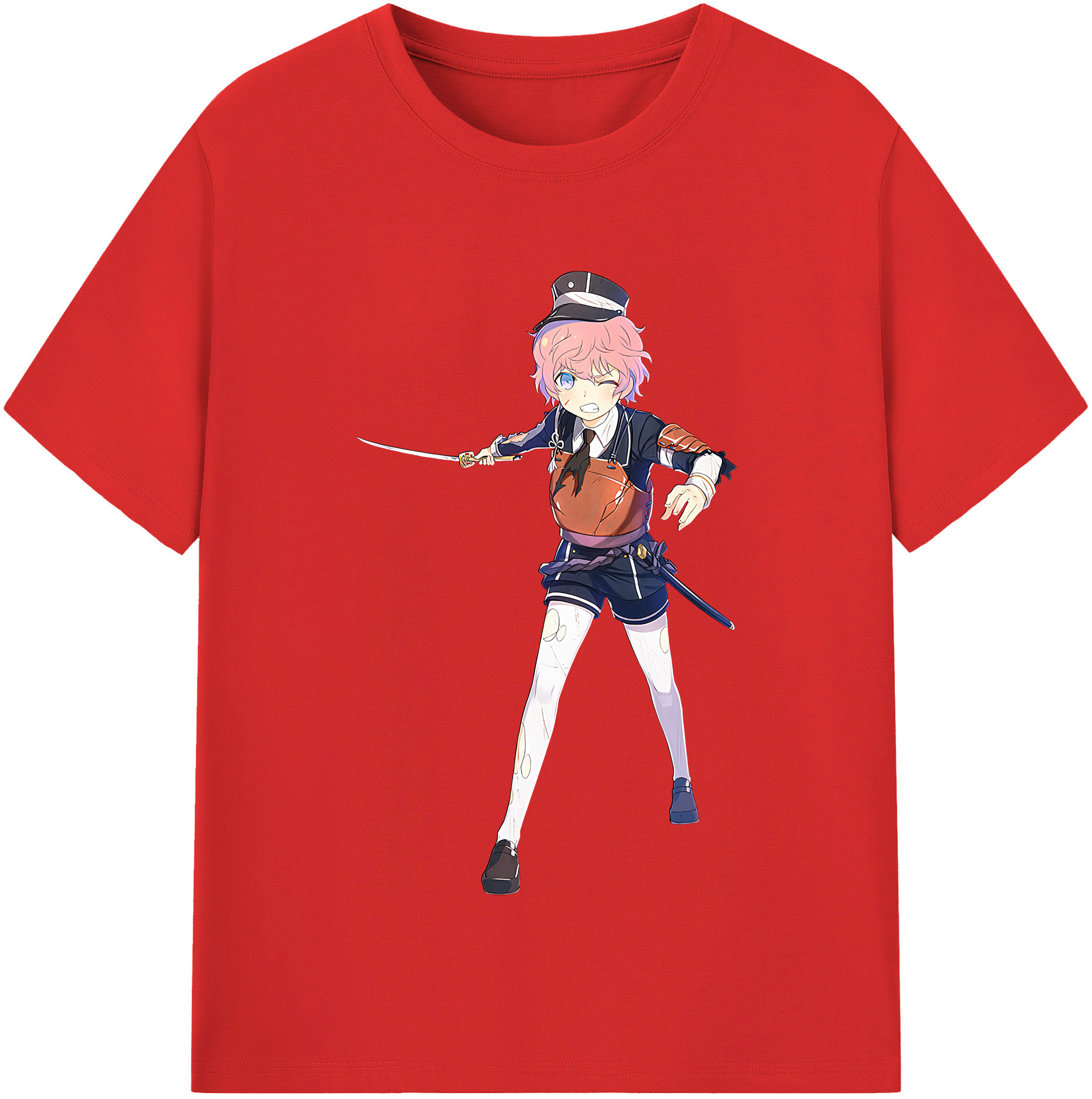 （画像用） 刀剣乱舞 Touken Ranbu 綿100％半袖Tシャツ（フロントプリント）