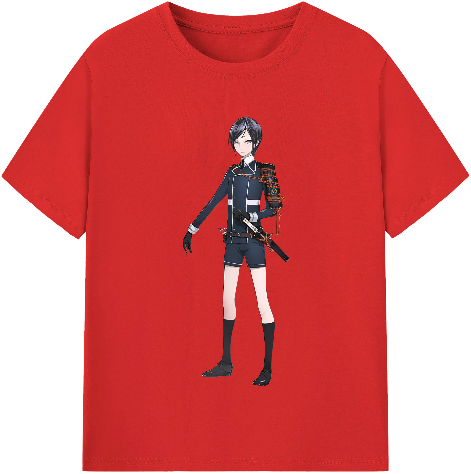 （画像用） 刀剣乱舞 Touken Ranbu 綿100％半袖Tシャツ（フロントプリント）