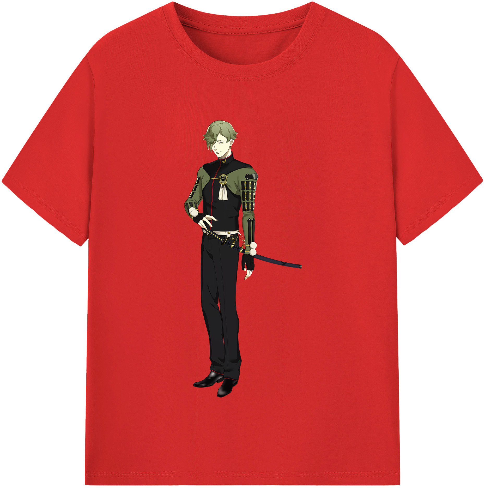 （画像用） 刀剣乱舞 Touken Ranbu 綿100％半袖Tシャツ（フロントプリント）