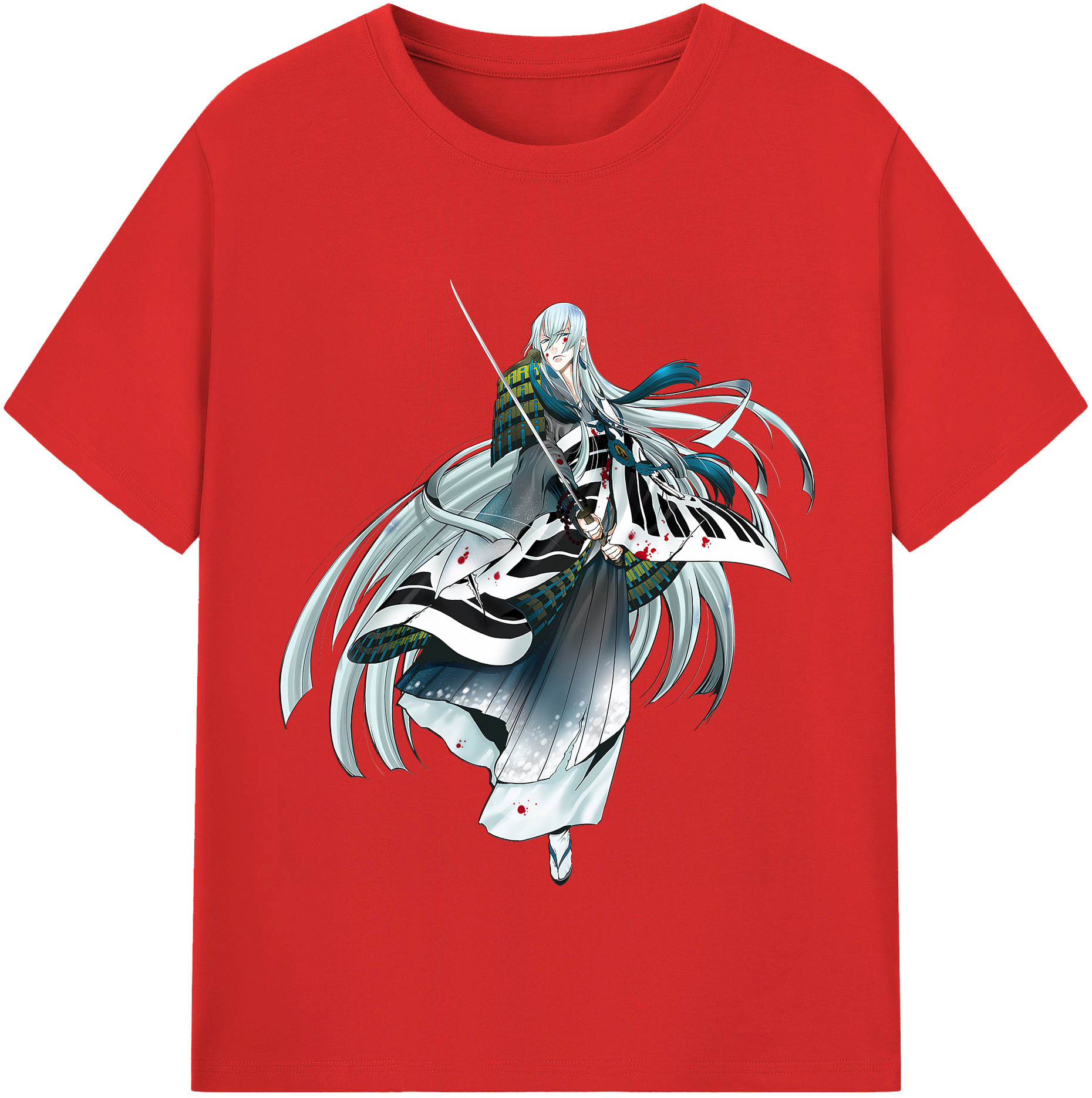 （画像用） 刀剣乱舞 Touken Ranbu 綿100％半袖Tシャツ（フロントプリント）