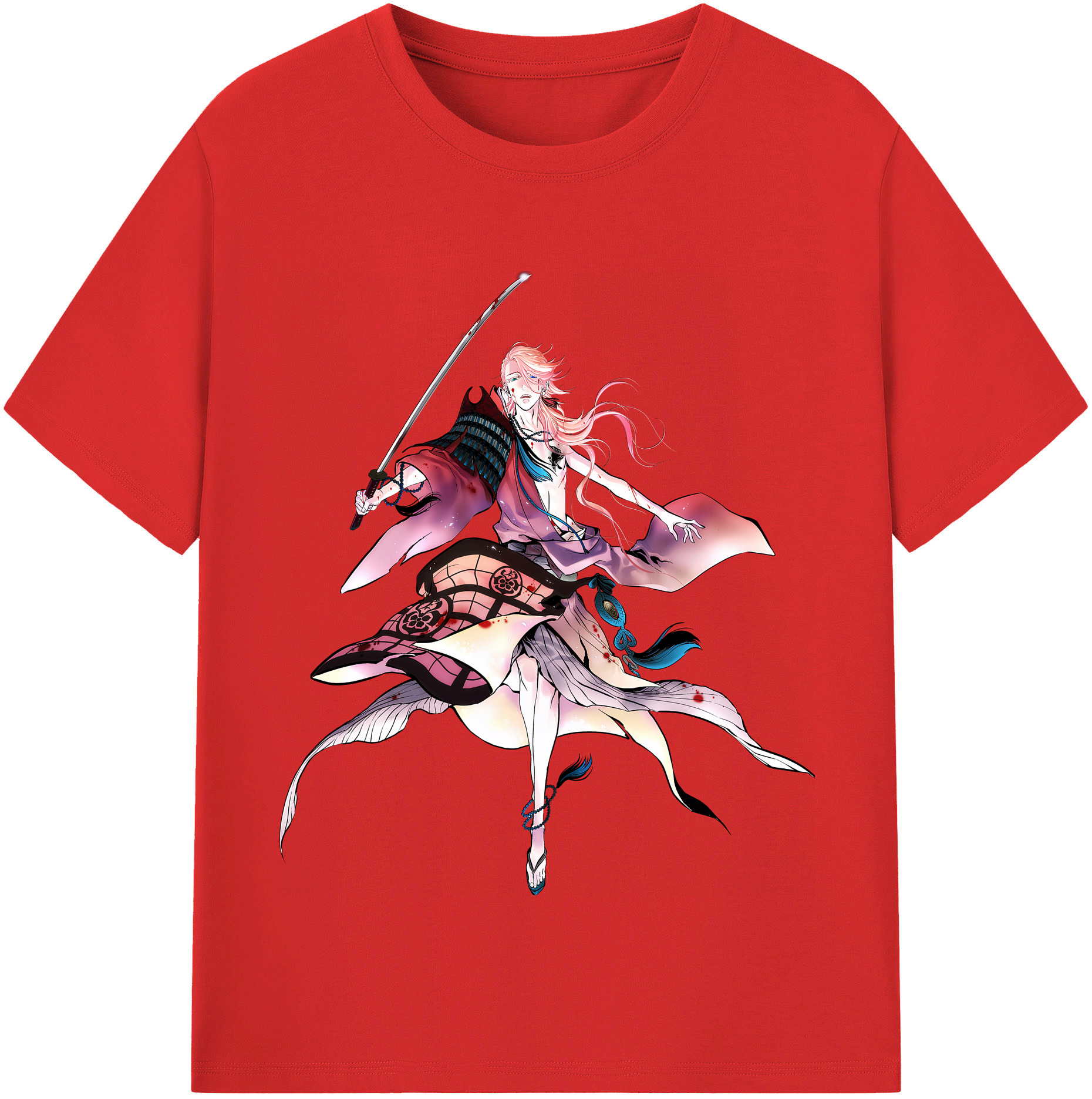 （画像用） 刀剣乱舞 Touken Ranbu 綿100％半袖Tシャツ（フロントプリント）