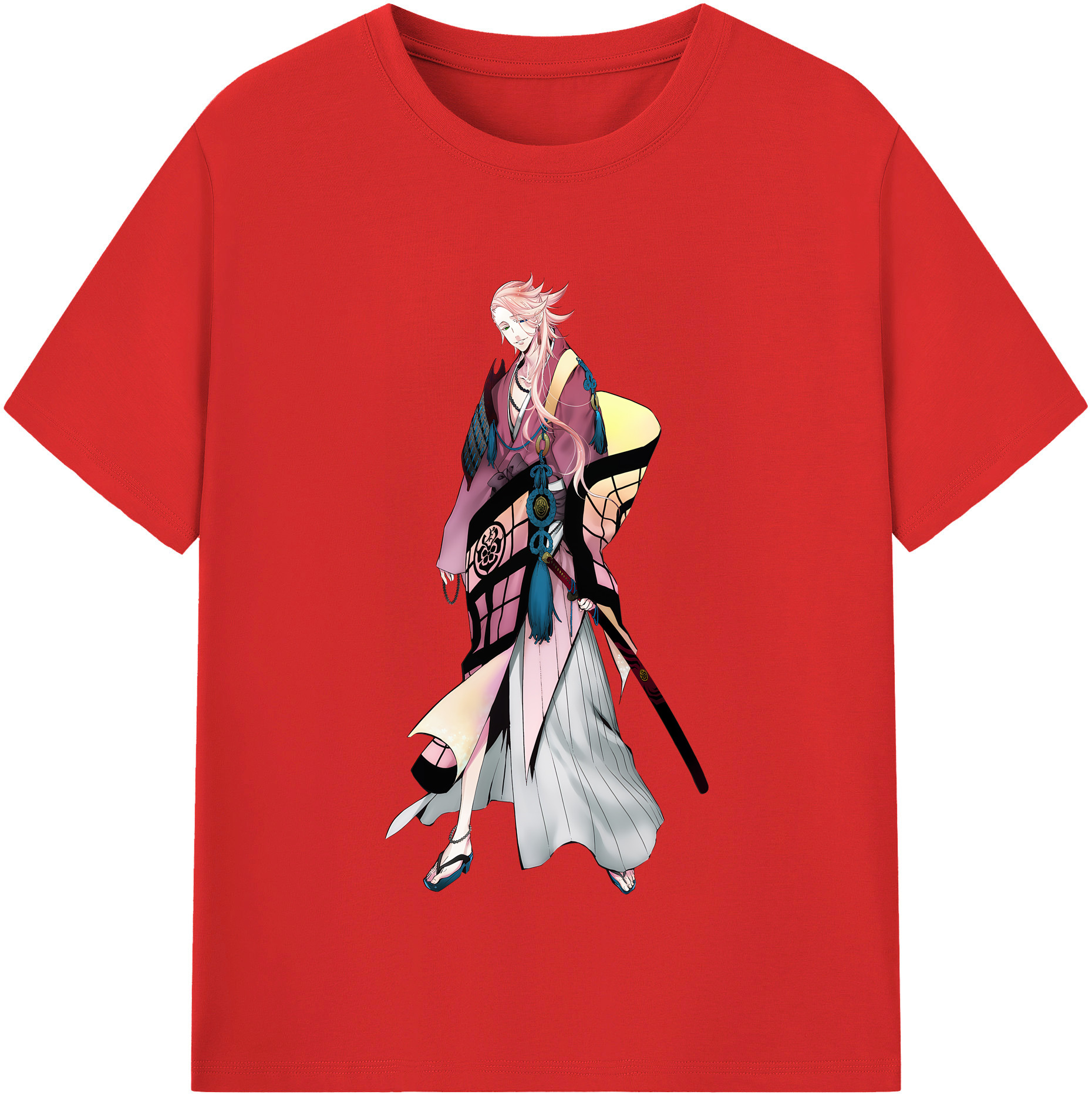 （画像用） 刀剣乱舞 Touken Ranbu 綿100％半袖Tシャツ（フロントプリント）