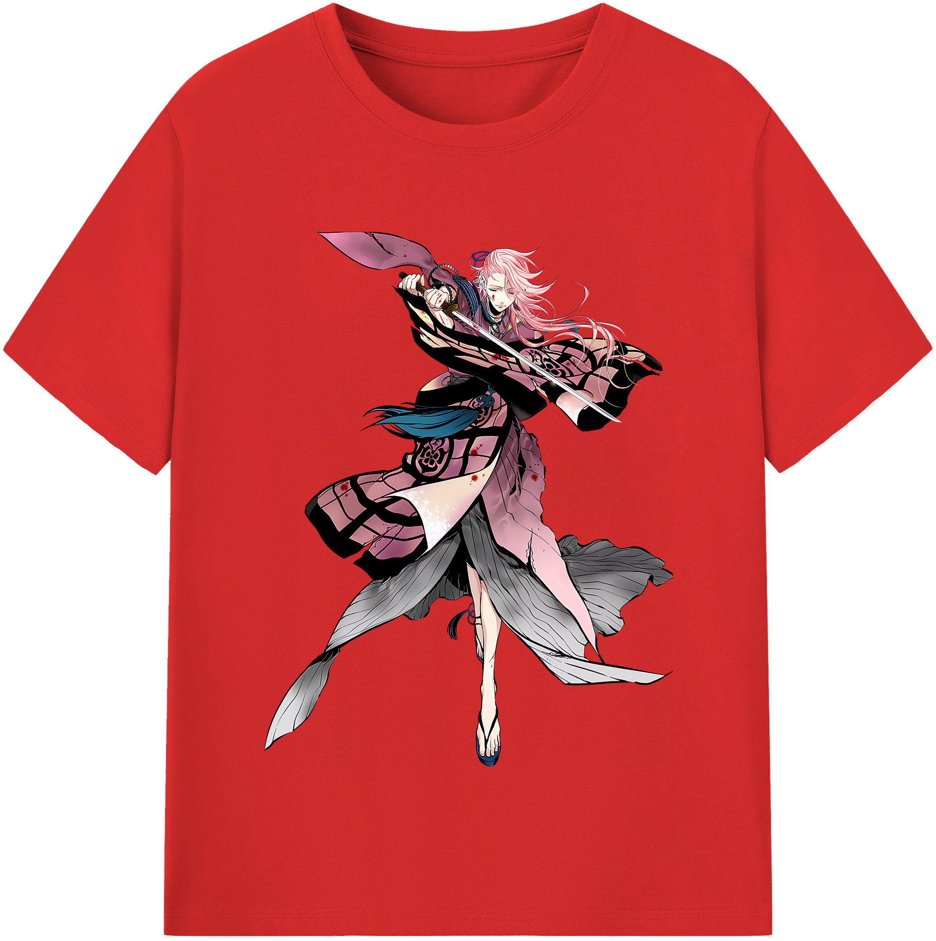 （画像用） 刀剣乱舞 Touken Ranbu 綿100％半袖Tシャツ（フロントプリント）