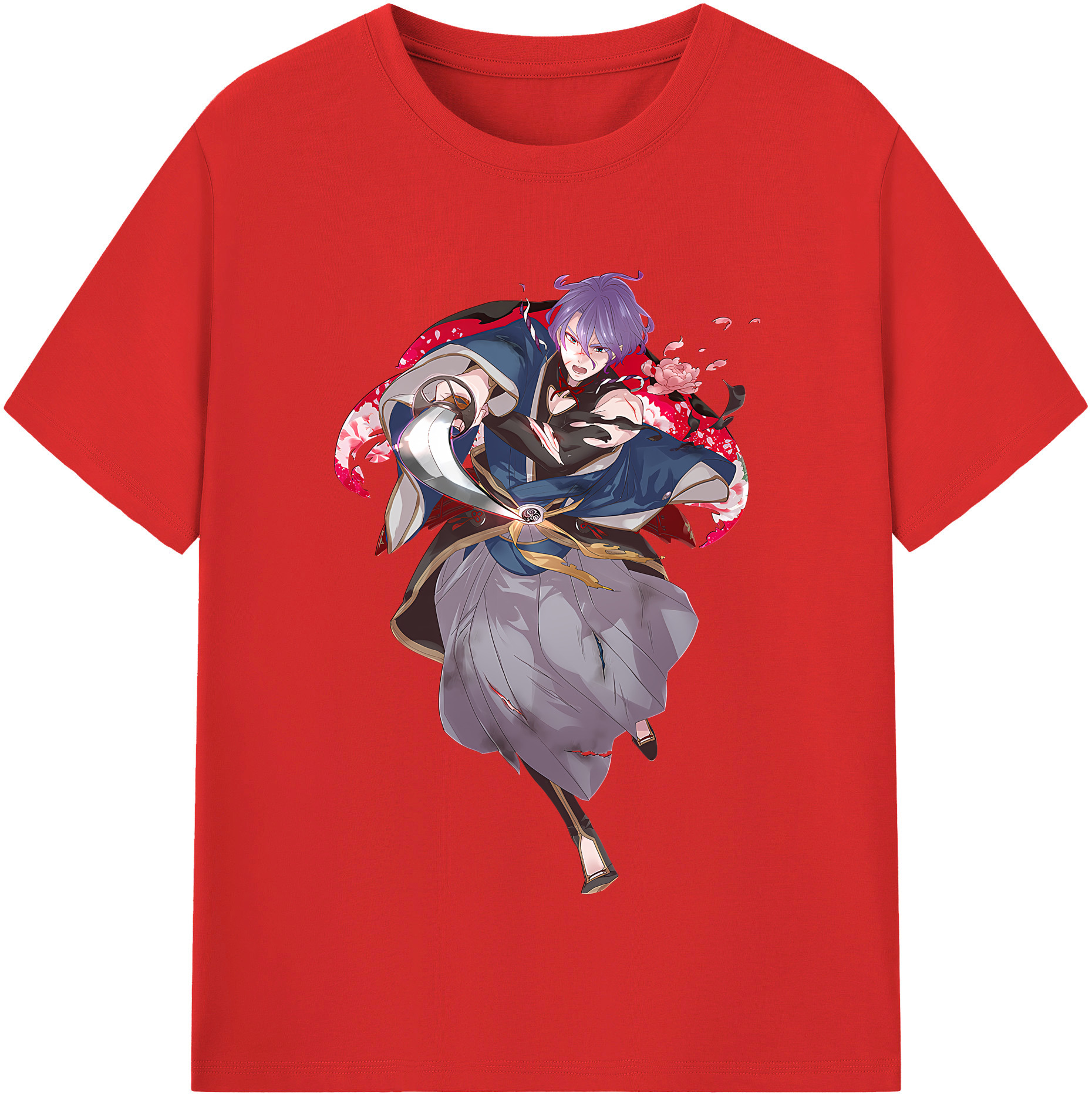 （画像用） 刀剣乱舞 Touken Ranbu 綿100％半袖Tシャツ（フロントプリント）