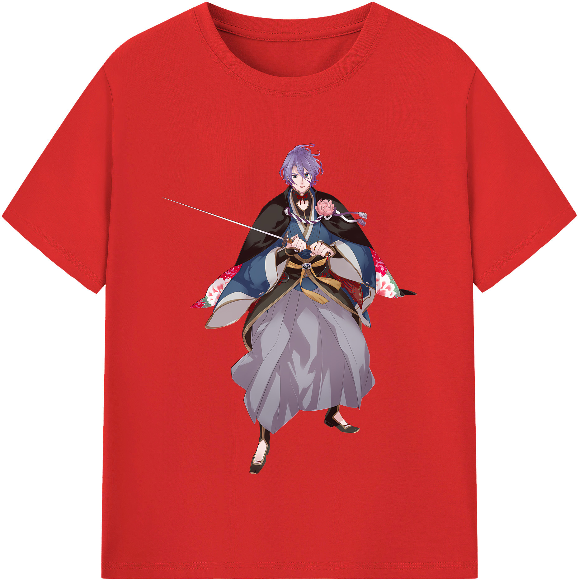 （画像用） 刀剣乱舞 Touken Ranbu 綿100％半袖Tシャツ（フロントプリント）