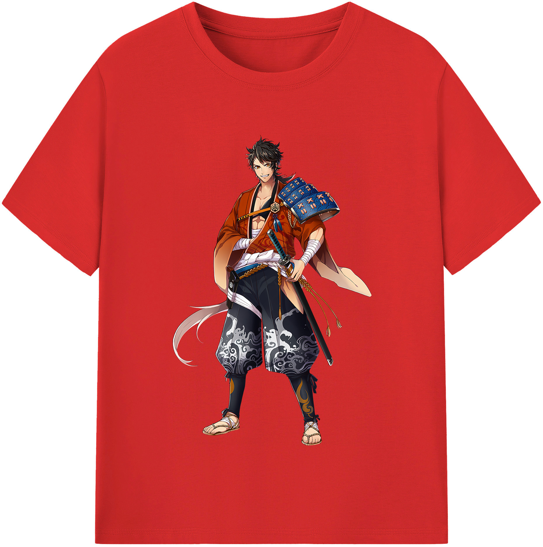 （画像用） 刀剣乱舞 Touken Ranbu 綿100％半袖Tシャツ（フロントプリント）