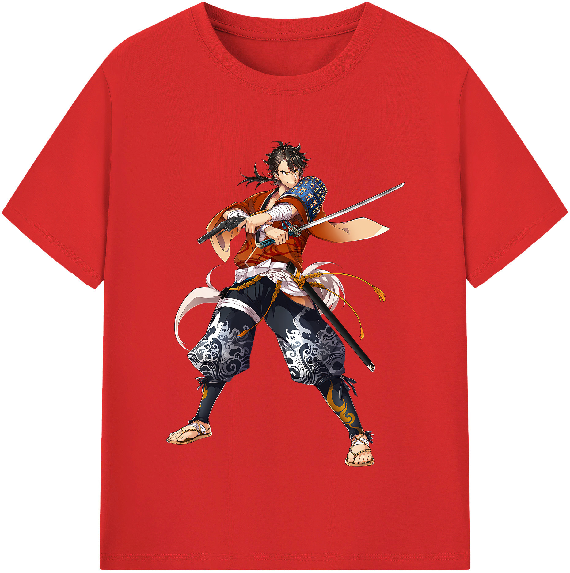 （画像用） 刀剣乱舞 Touken Ranbu 綿100％半袖Tシャツ（フロントプリント）