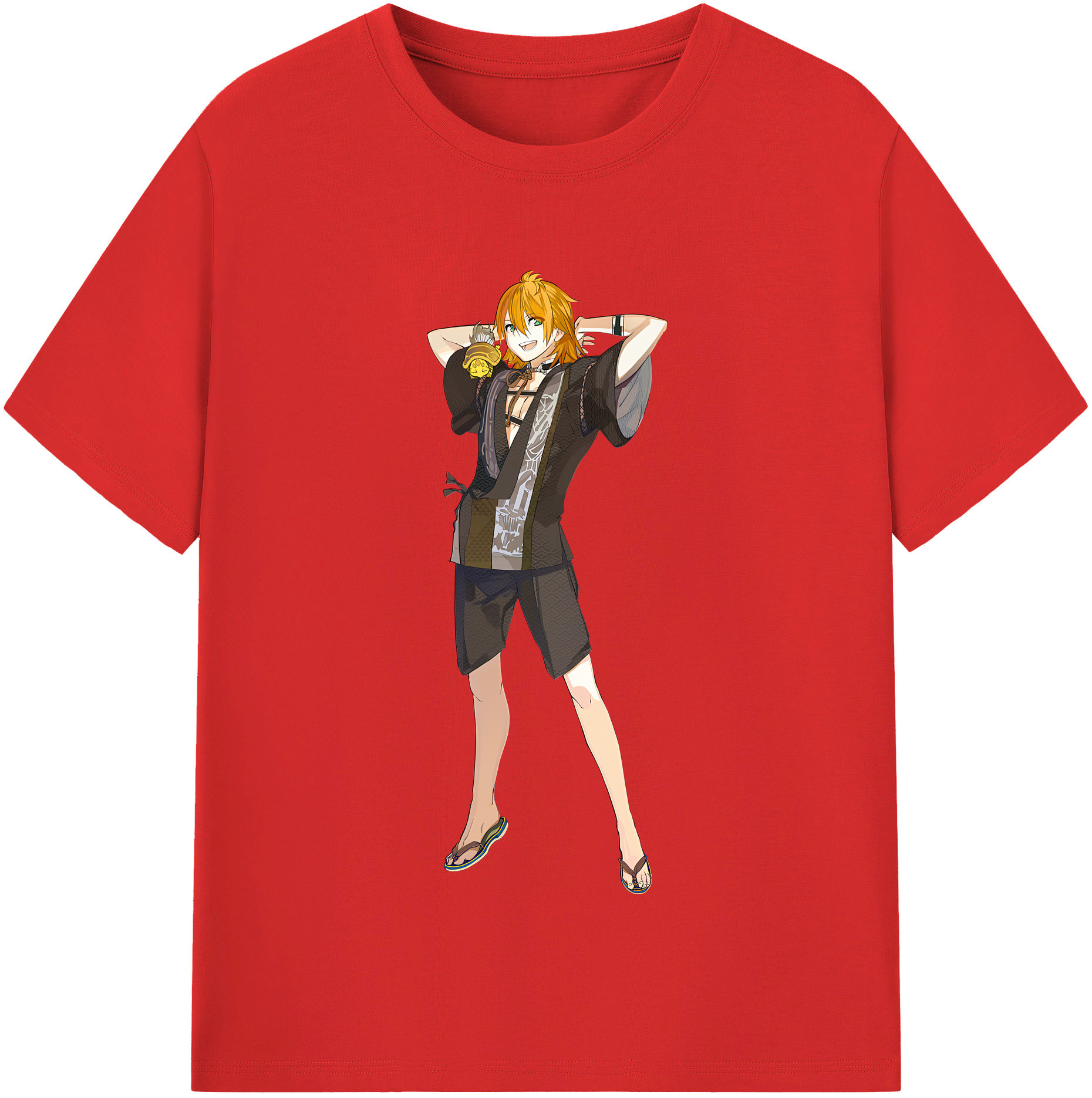 （画像用） 刀剣乱舞 Touken Ranbu 綿100％半袖Tシャツ（フロントプリント）