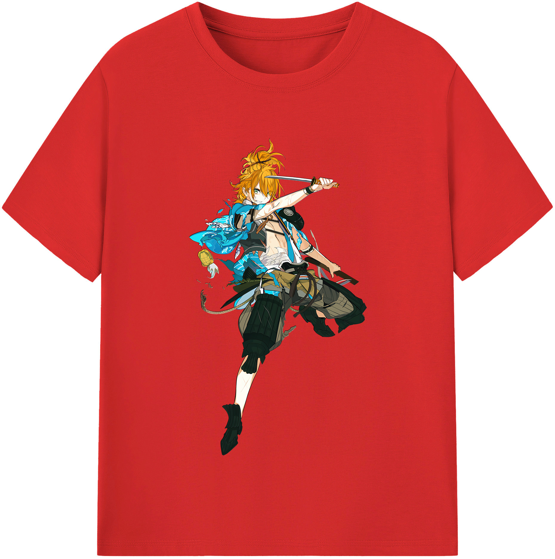 （画像用） 刀剣乱舞 Touken Ranbu 綿100％半袖Tシャツ（フロントプリント）