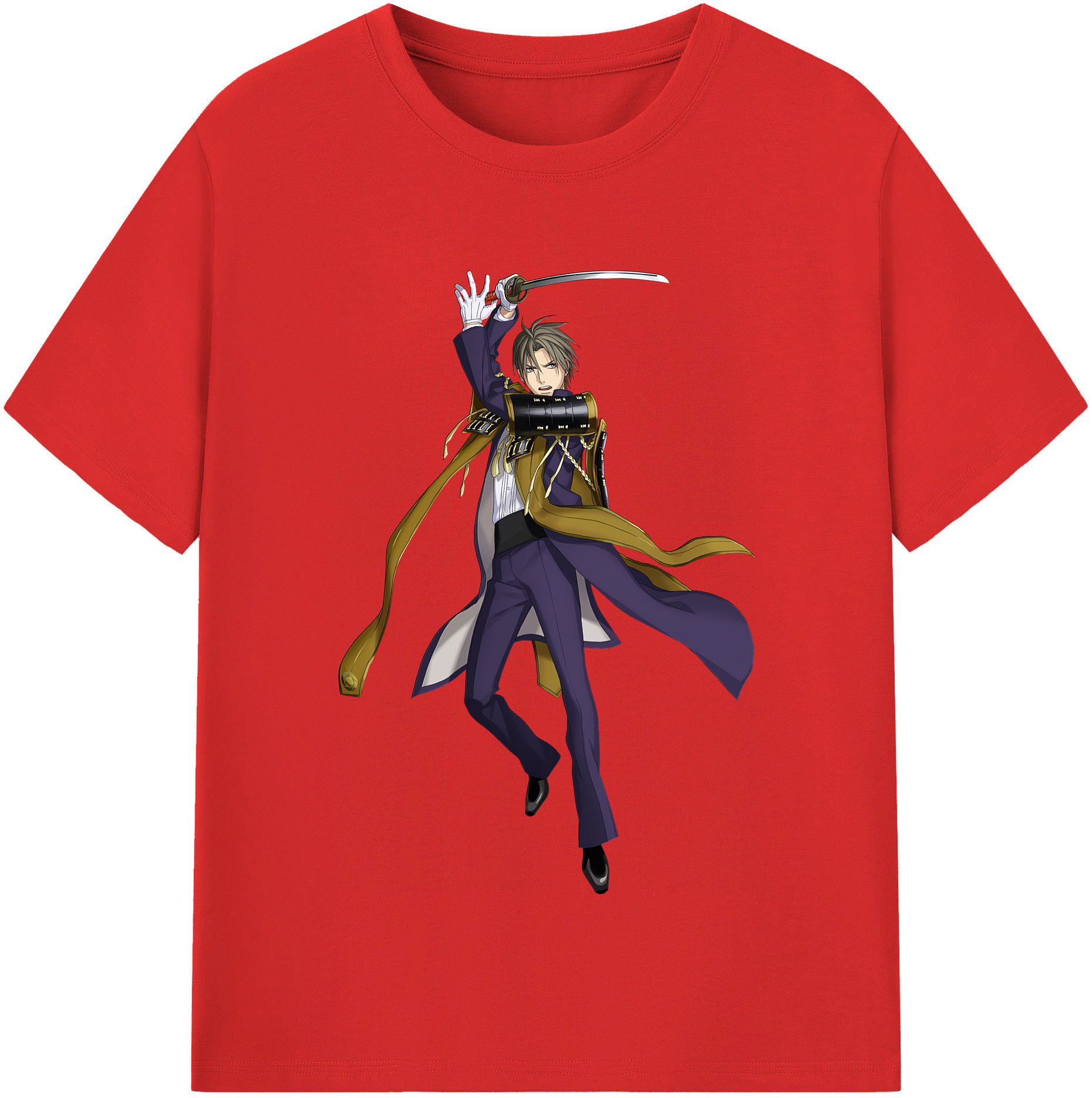 （画像用） 刀剣乱舞 Touken Ranbu 綿100％半袖Tシャツ（フロントプリント）