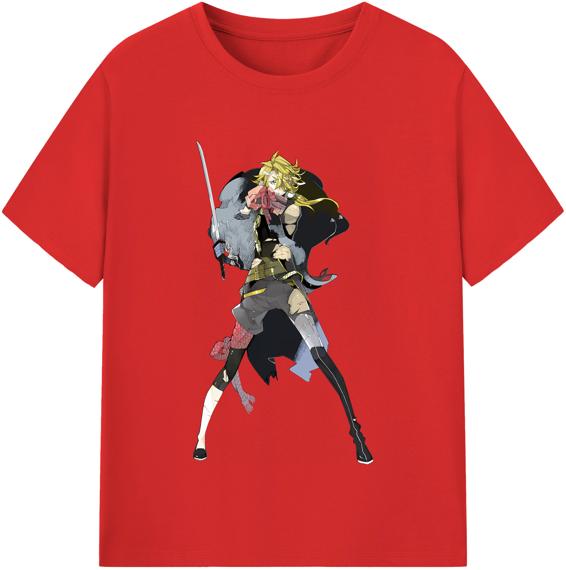 （画像用） 刀剣乱舞 Touken Ranbu 綿100％半袖Tシャツ（フロントプリント）