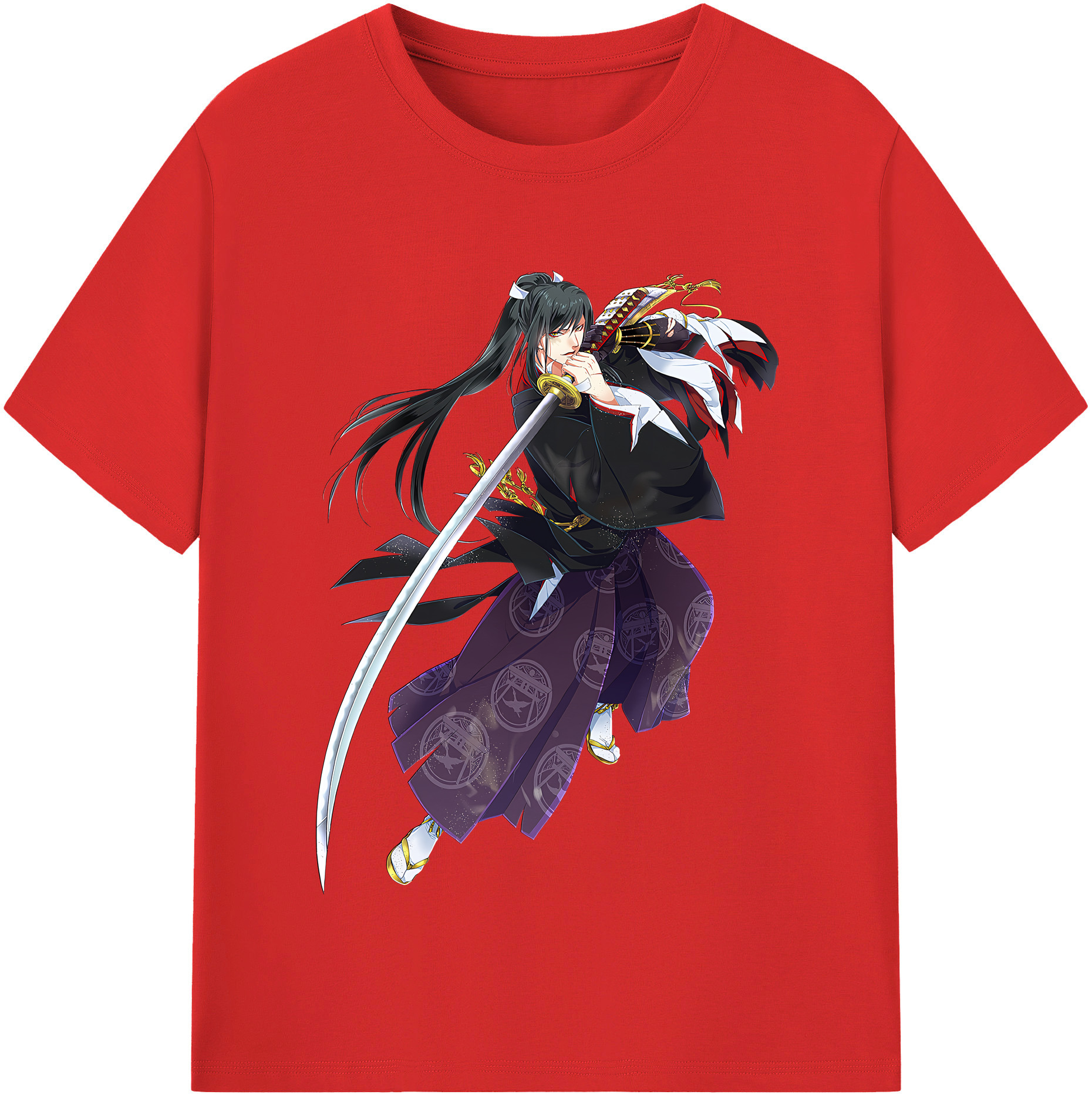 （画像用） 刀剣乱舞 Touken Ranbu 綿100％半袖Tシャツ（フロントプリント）
