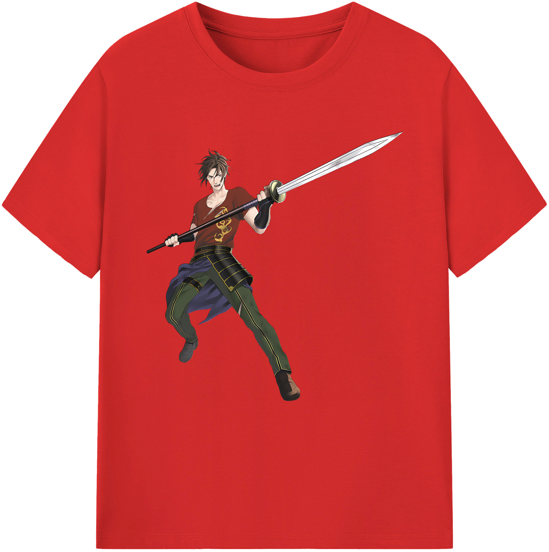 （画像用） 刀剣乱舞 Touken Ranbu 綿100％半袖Tシャツ（フロントプリント）