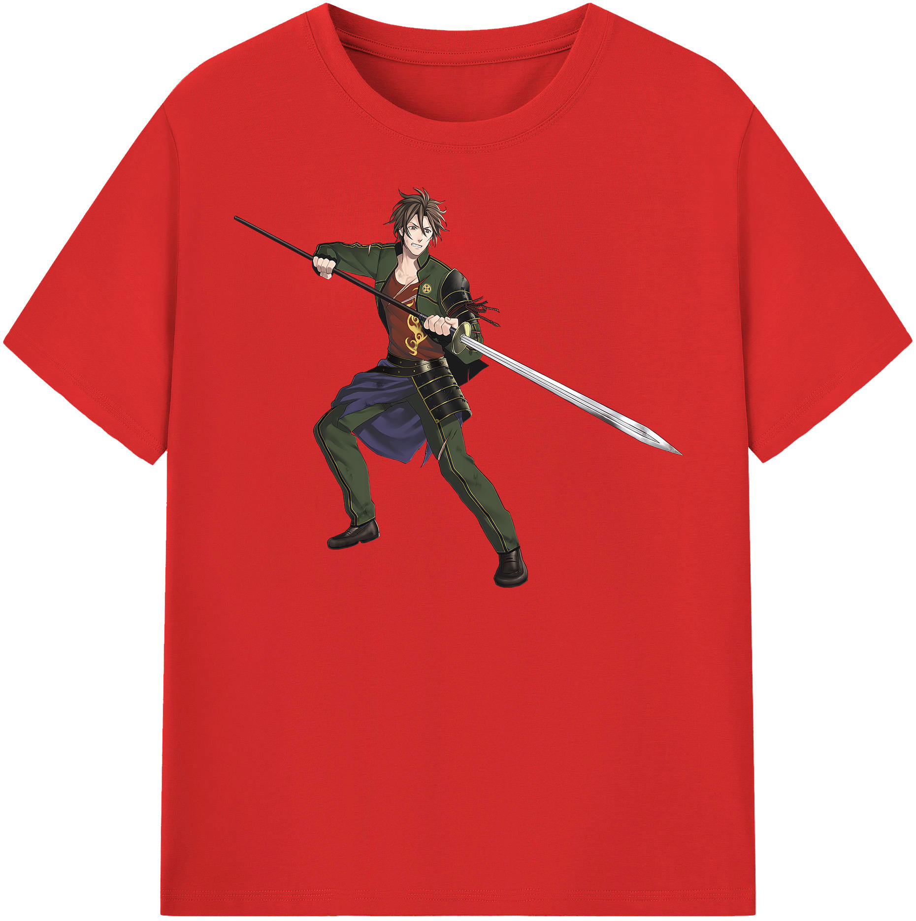 （画像用） 刀剣乱舞 Touken Ranbu 綿100％半袖Tシャツ（フロントプリント）