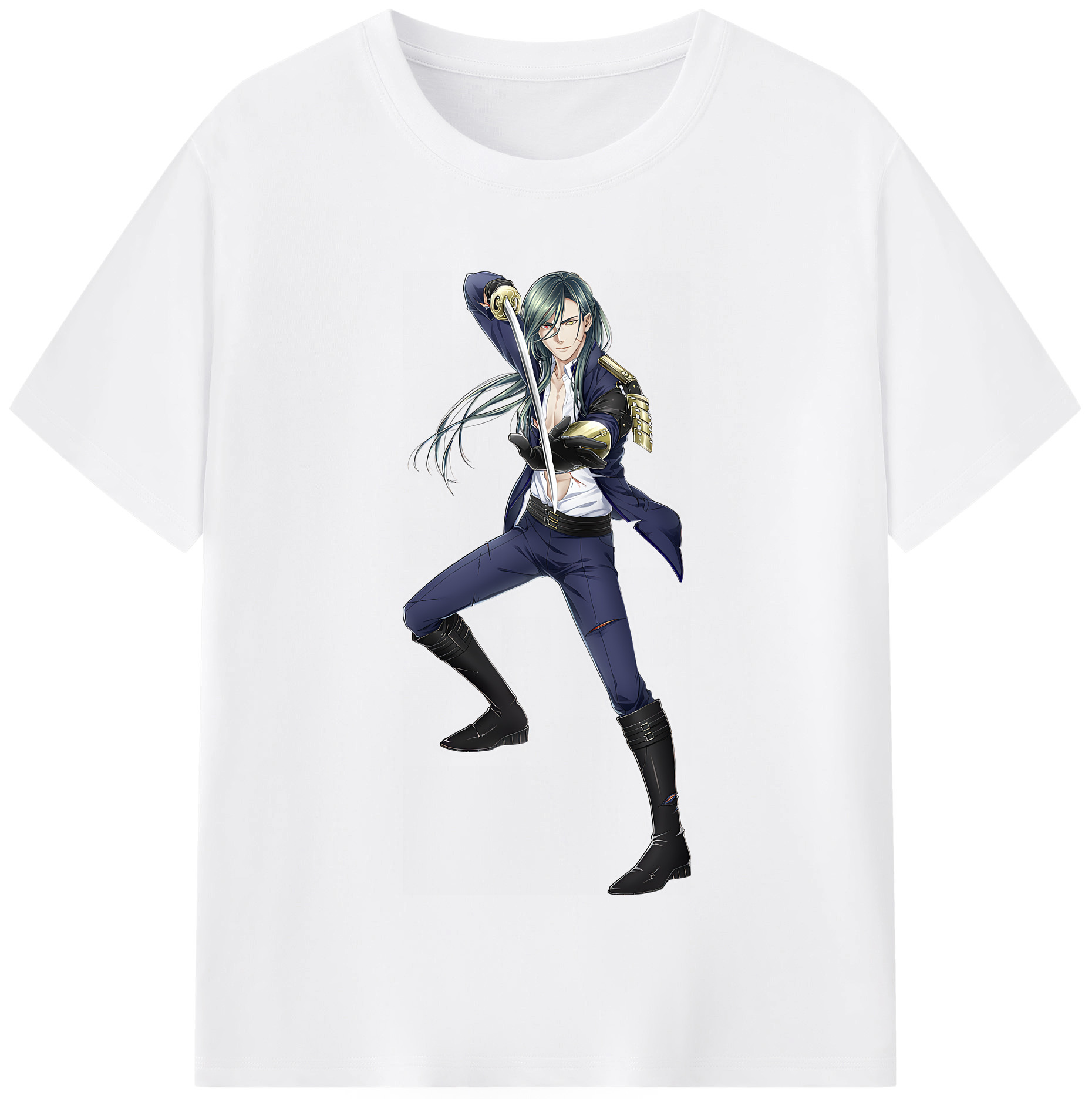 （画像用） 刀剣乱舞 Touken Ranbu 綿100％半袖Tシャツ（フロントプリント）