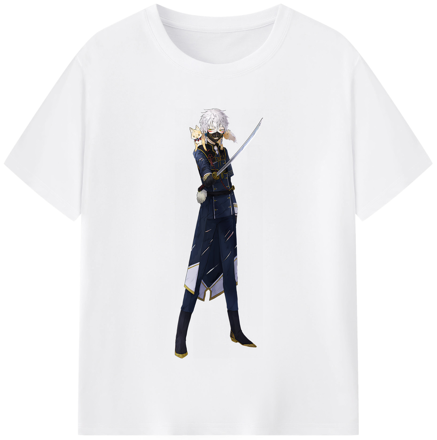 （画像用） 刀剣乱舞 Touken Ranbu 綿100％半袖Tシャツ（フロントプリント）