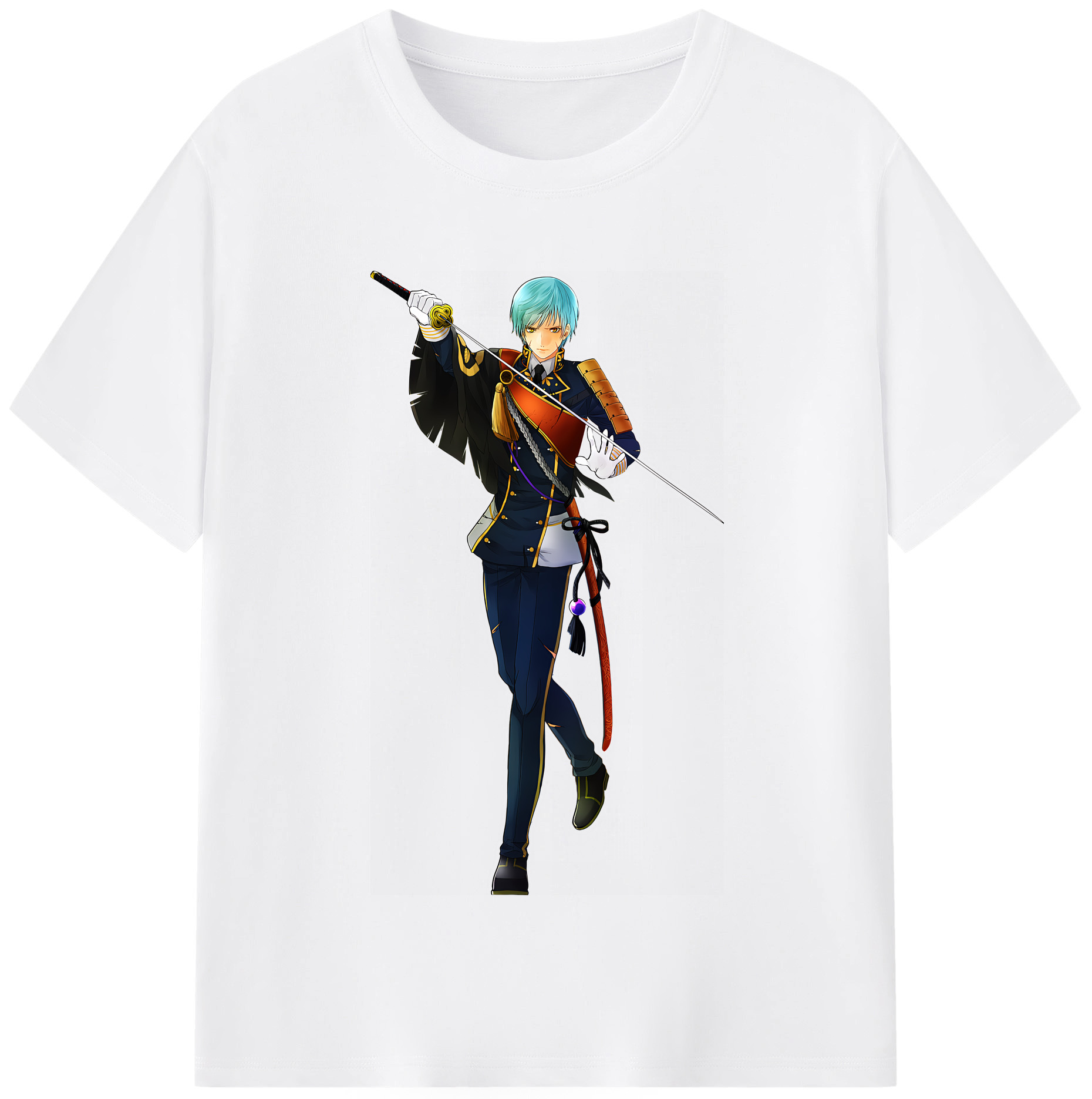 （画像用） 刀剣乱舞 Touken Ranbu 綿100％半袖Tシャツ（フロントプリント）