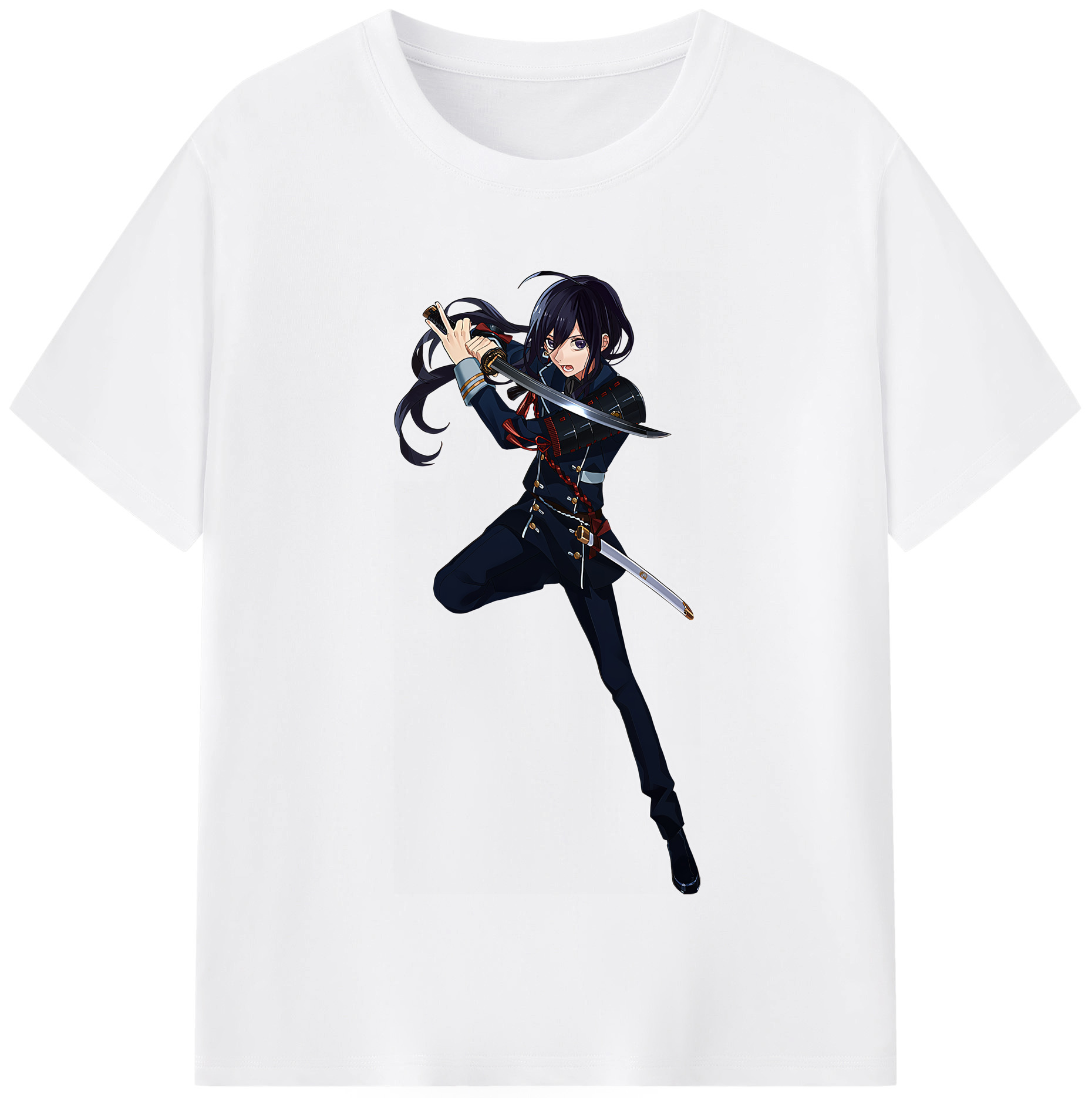 （画像用） 刀剣乱舞 Touken Ranbu 綿100％半袖Tシャツ（フロントプリント）