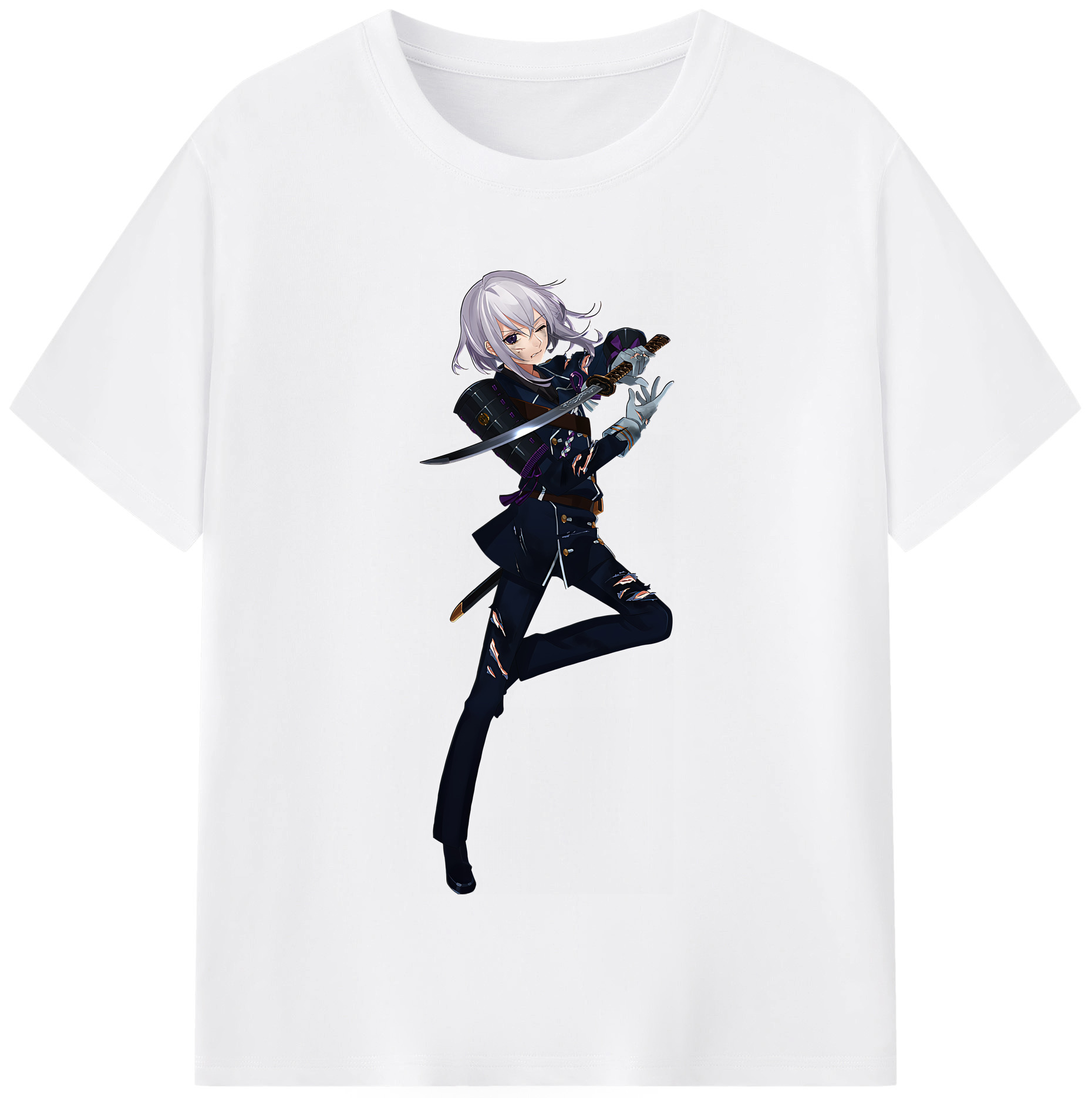 （画像用） 刀剣乱舞 Touken Ranbu 綿100％半袖Tシャツ（フロントプリント）