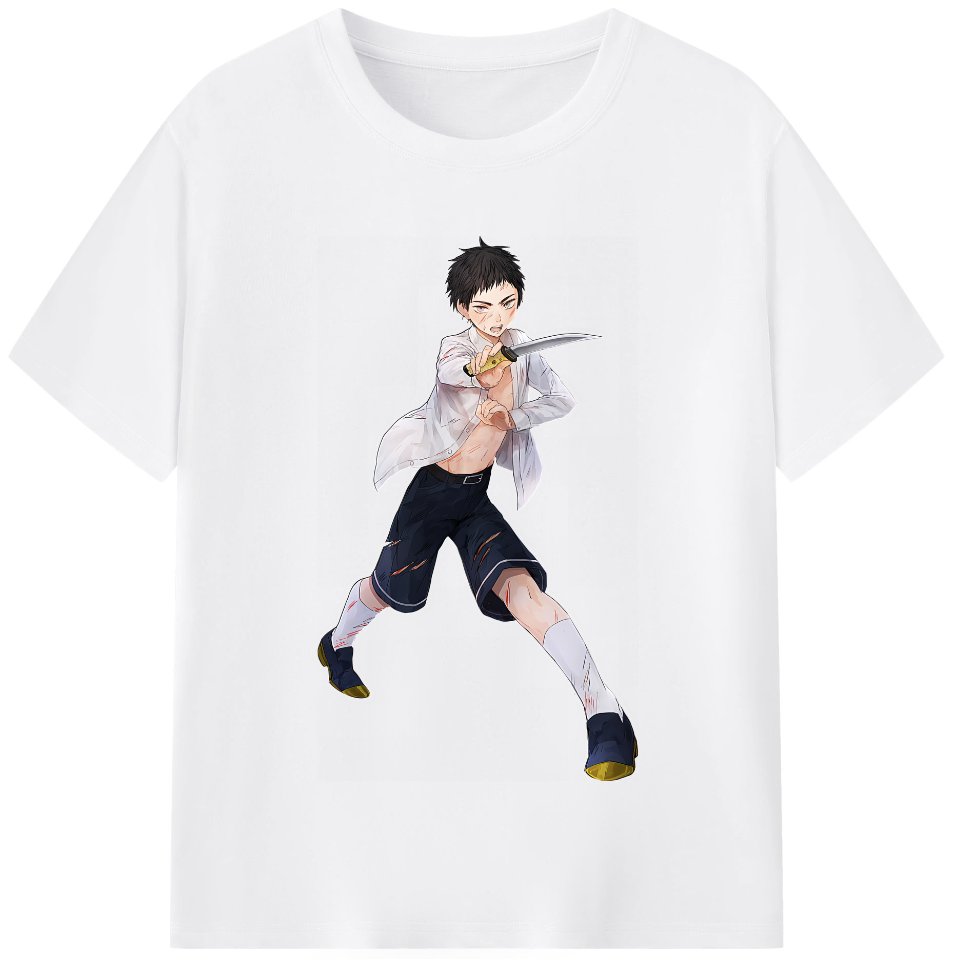 （画像用） 刀剣乱舞 Touken Ranbu 綿100％半袖Tシャツ（フロントプリント）