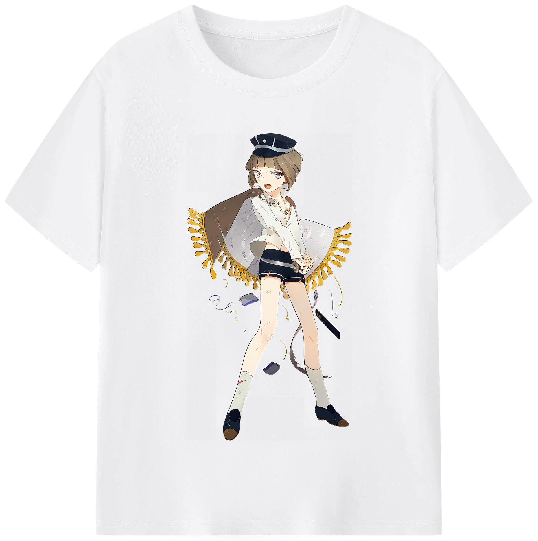 （画像用） 刀剣乱舞 Touken Ranbu 綿100％半袖Tシャツ（フロントプリント）