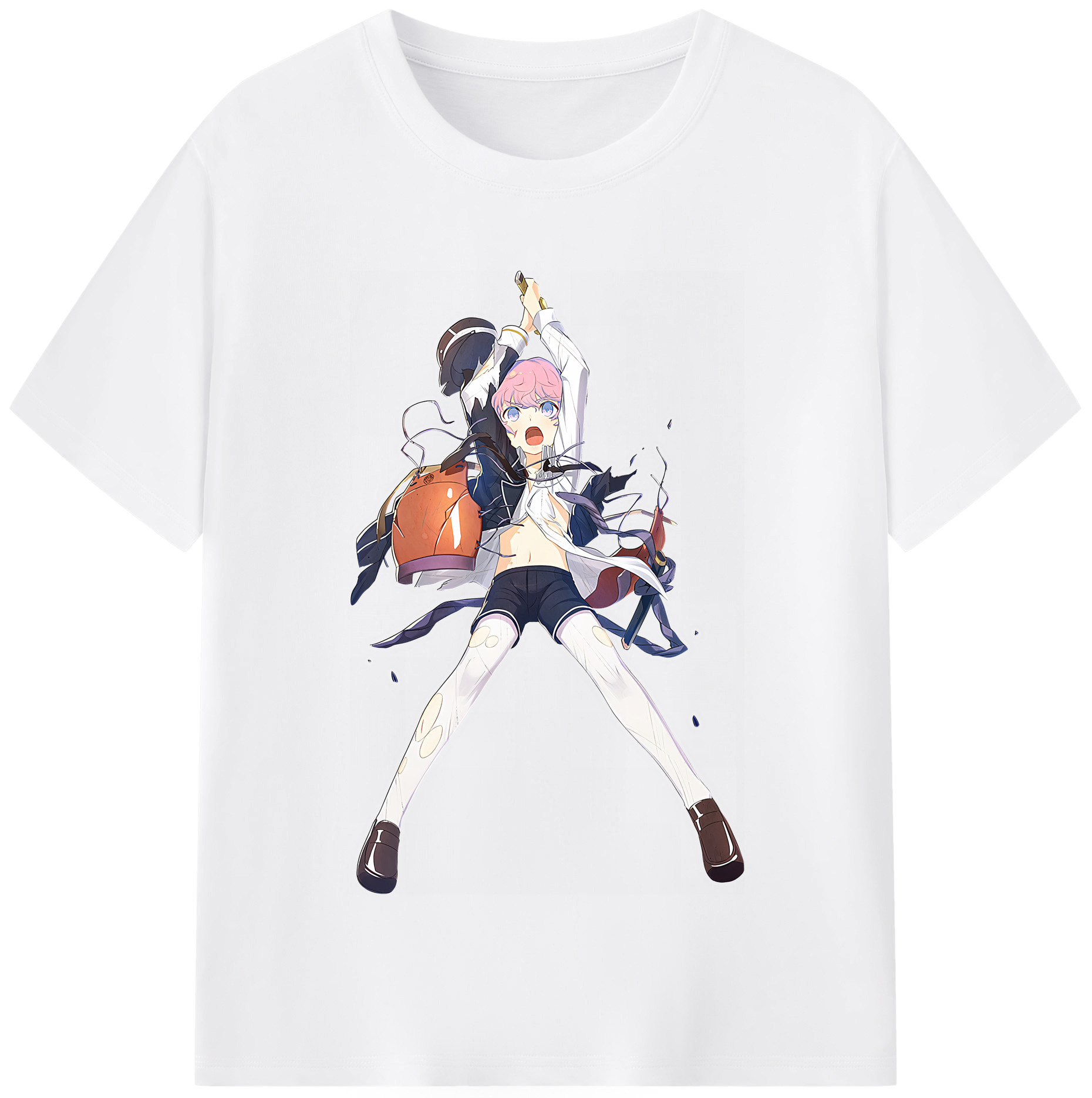 （画像用） 刀剣乱舞 Touken Ranbu 綿100％半袖Tシャツ（フロントプリント）