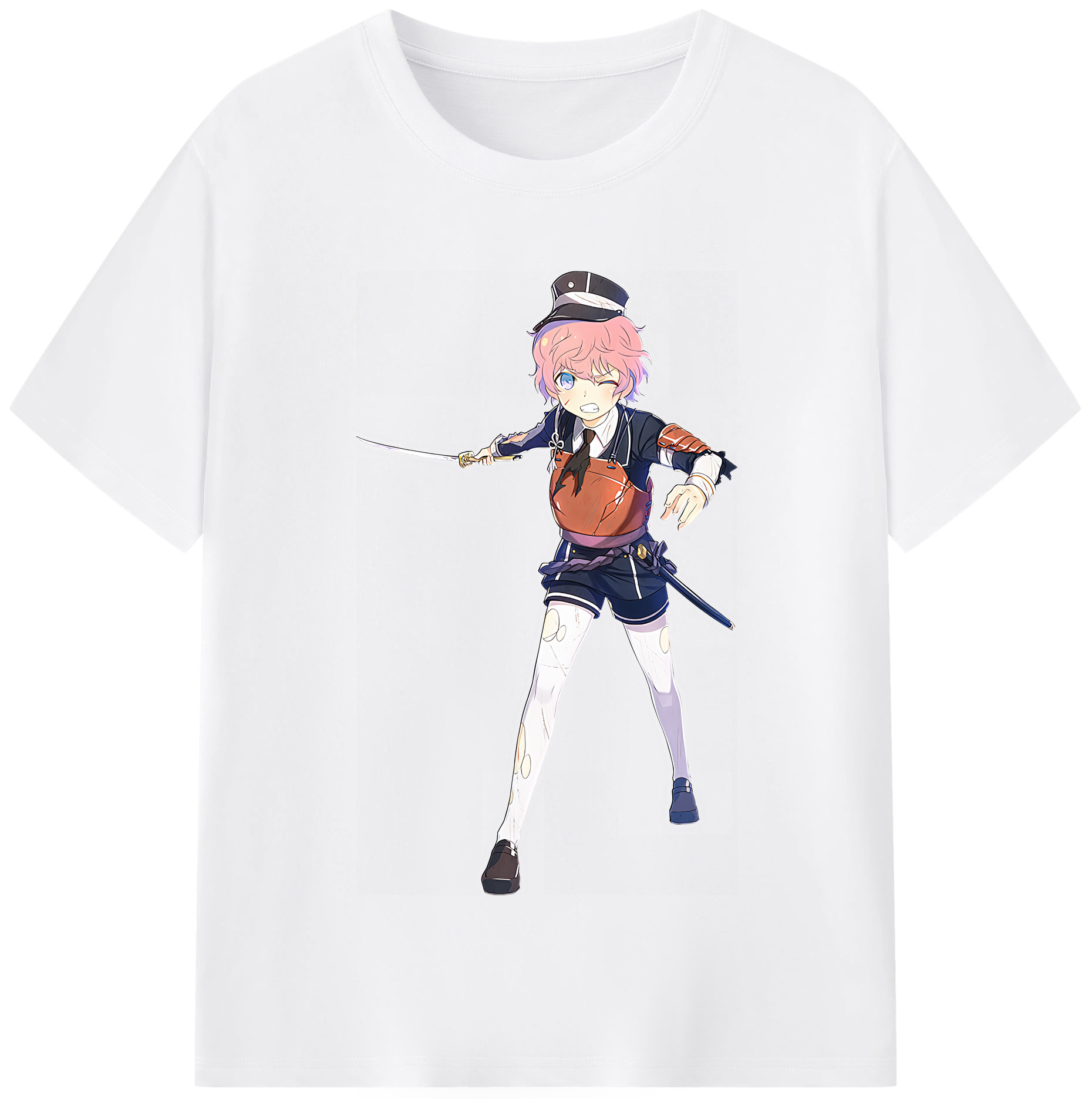 （画像用） 刀剣乱舞 Touken Ranbu 綿100％半袖Tシャツ（フロントプリント）