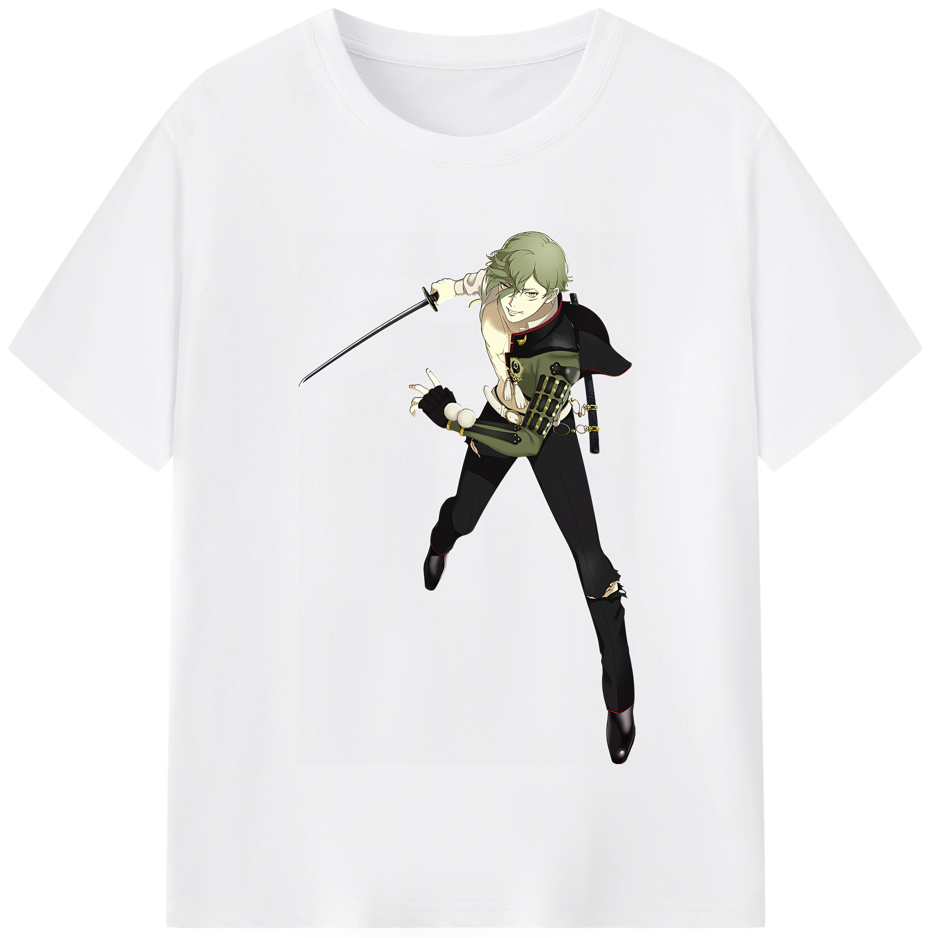 （画像用） 刀剣乱舞 Touken Ranbu 綿100％半袖Tシャツ（フロントプリント）
