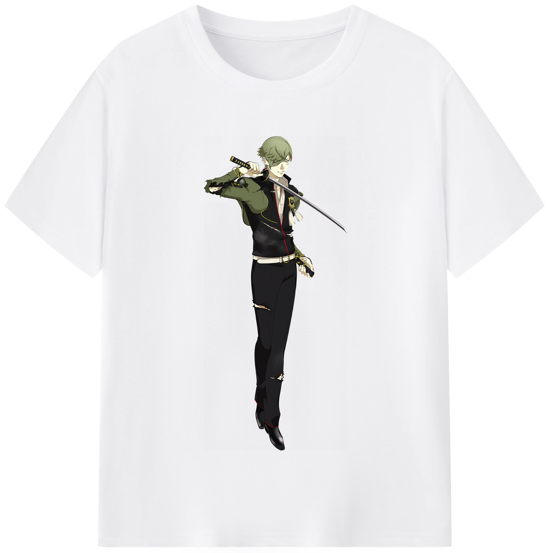 （画像用） 刀剣乱舞 Touken Ranbu 綿100％半袖Tシャツ（フロントプリント）