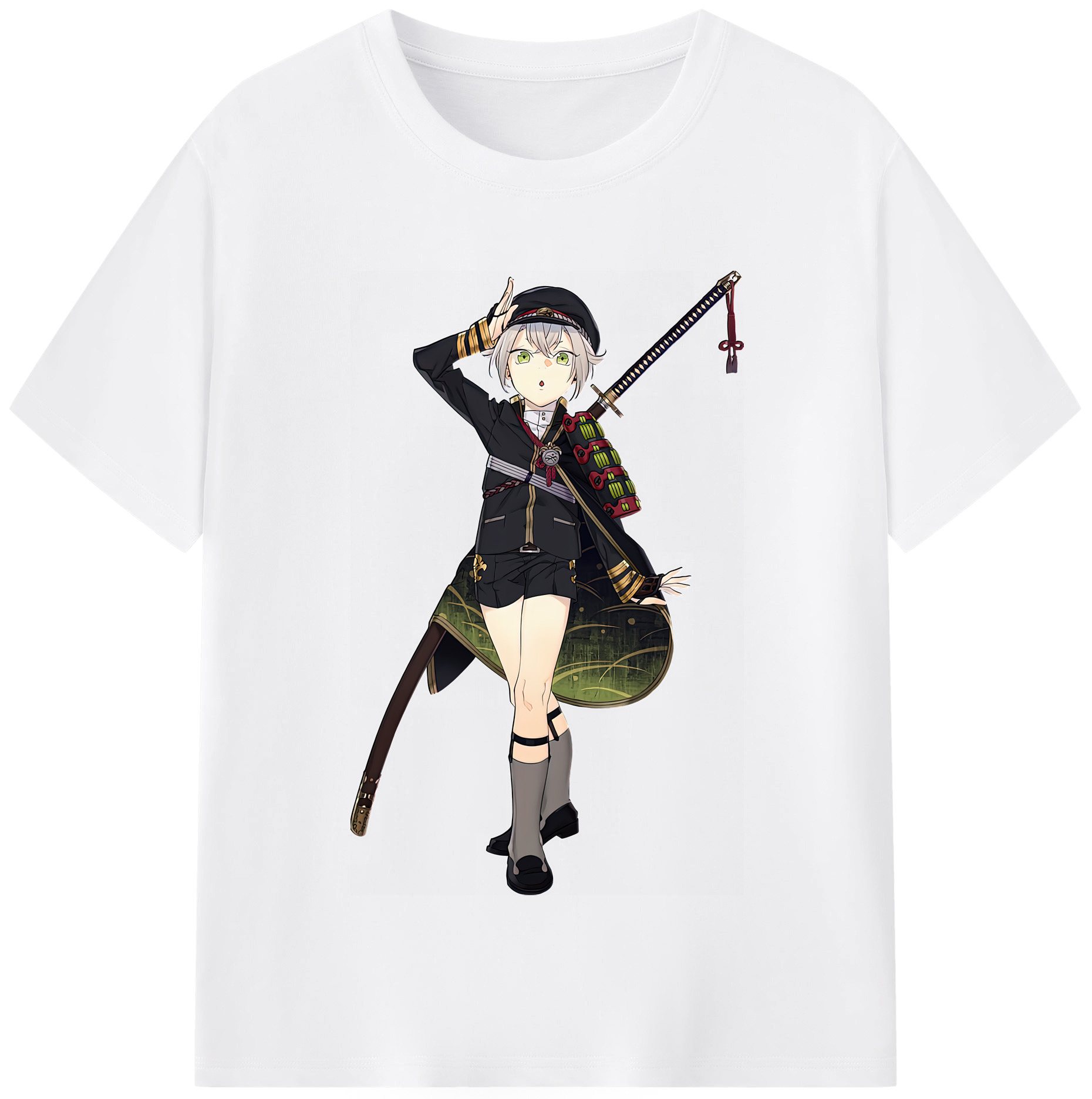 （画像用） 刀剣乱舞 Touken Ranbu 綿100％半袖Tシャツ（フロントプリント）